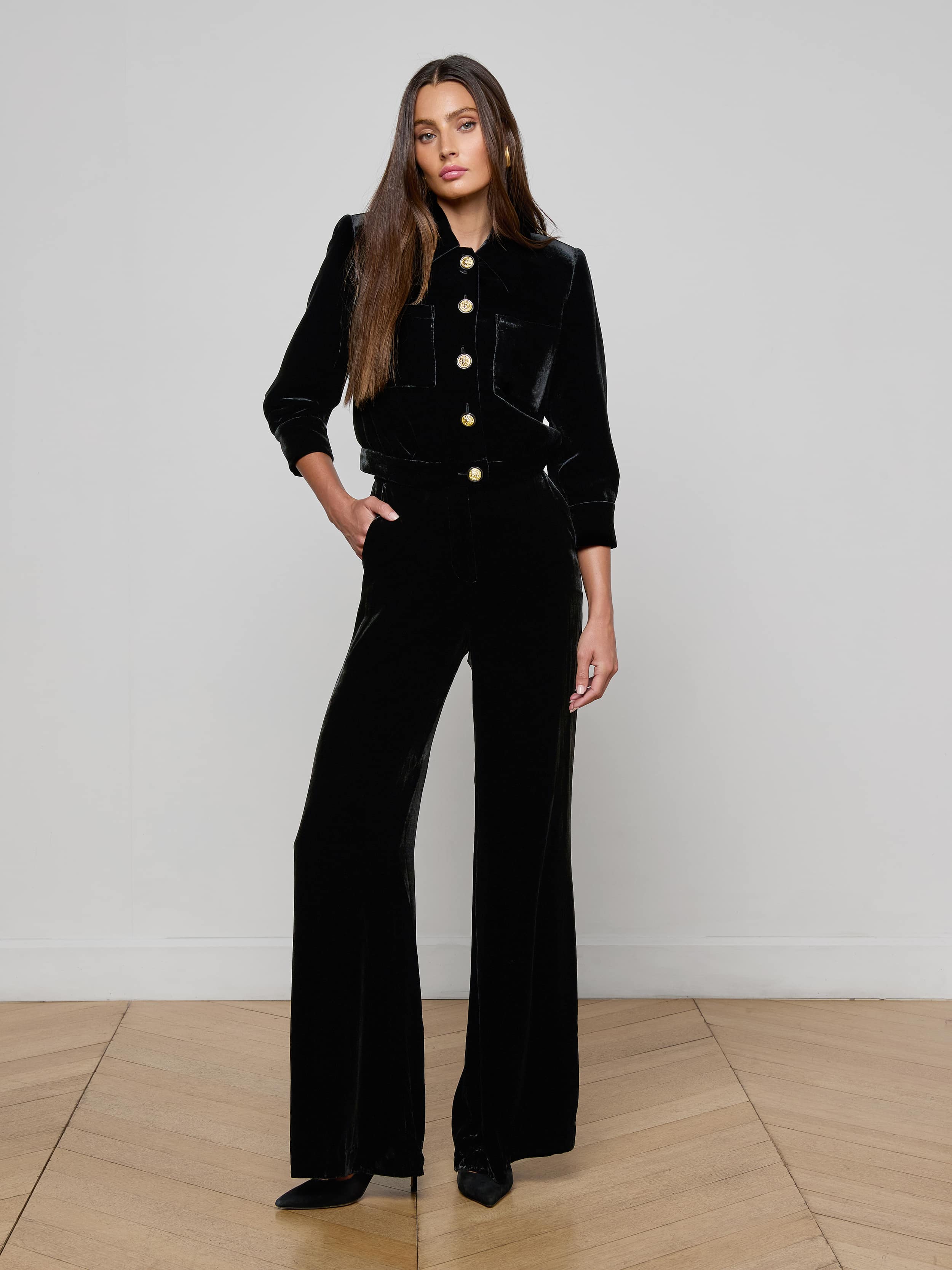 L'AGENCE - Jia Velvet Jacket - Image 11