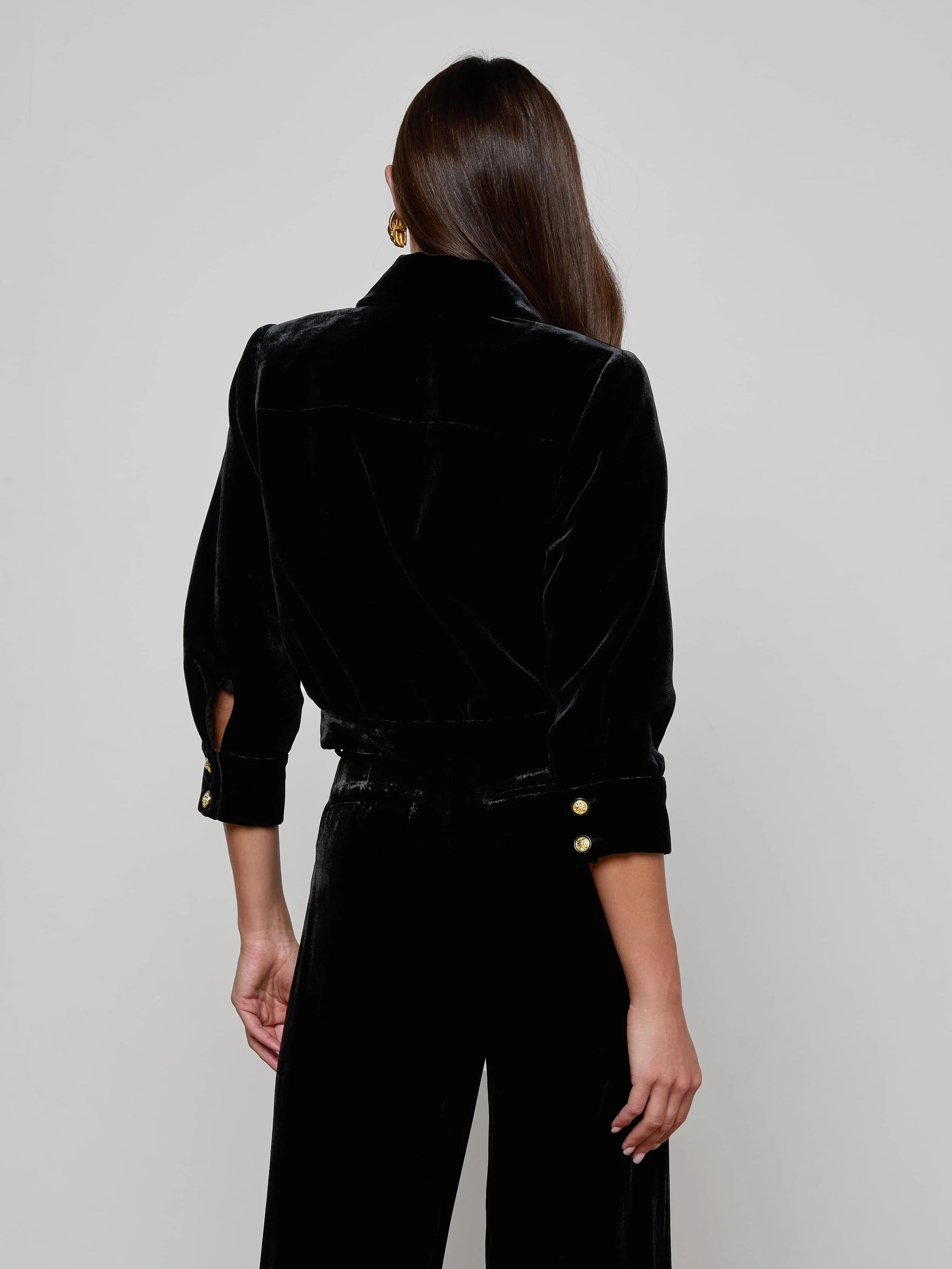 L'AGENCE - Jia Velvet Jacket - Image 12
