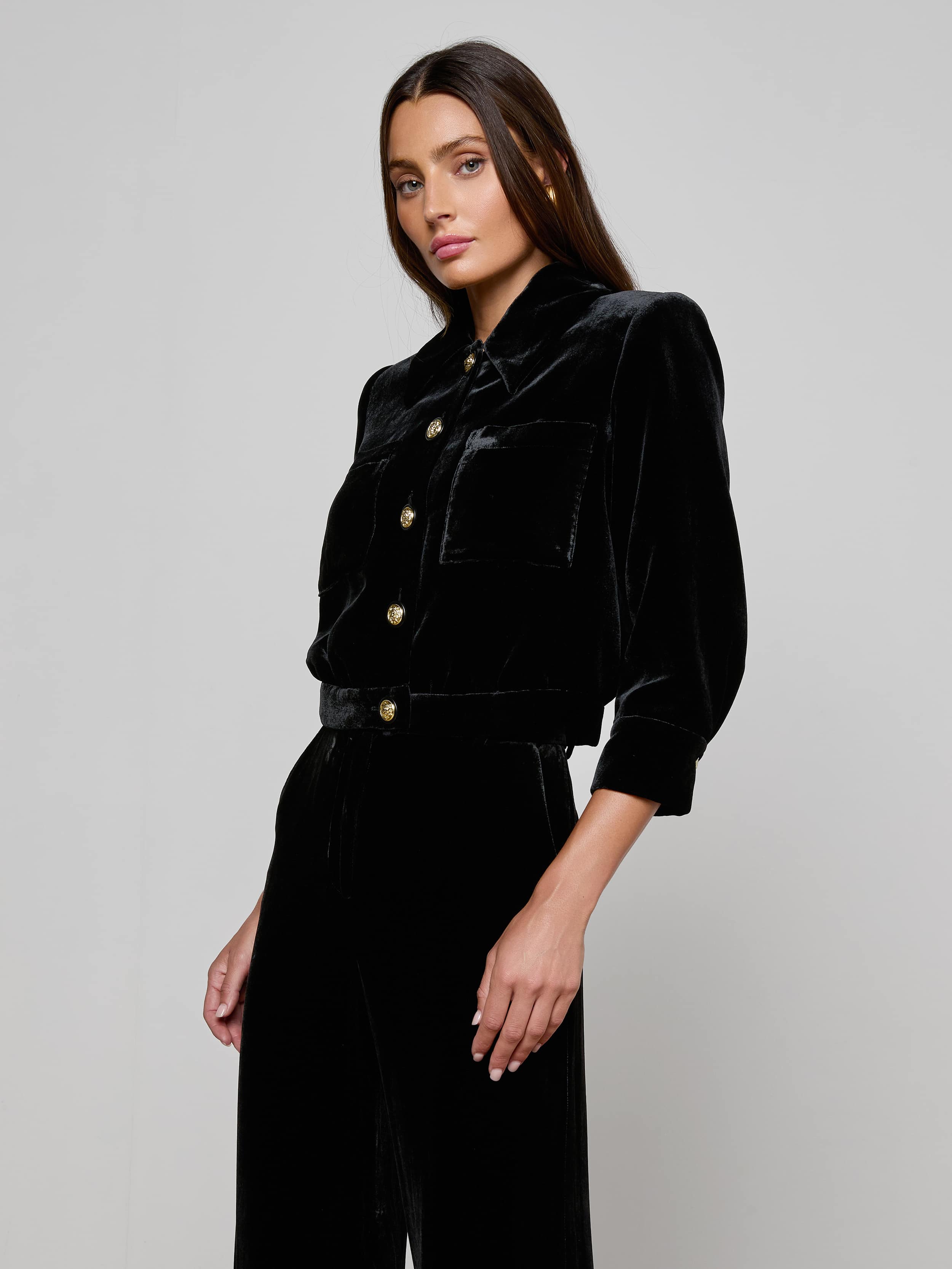 L'AGENCE - Jia Velvet Jacket - Image 2