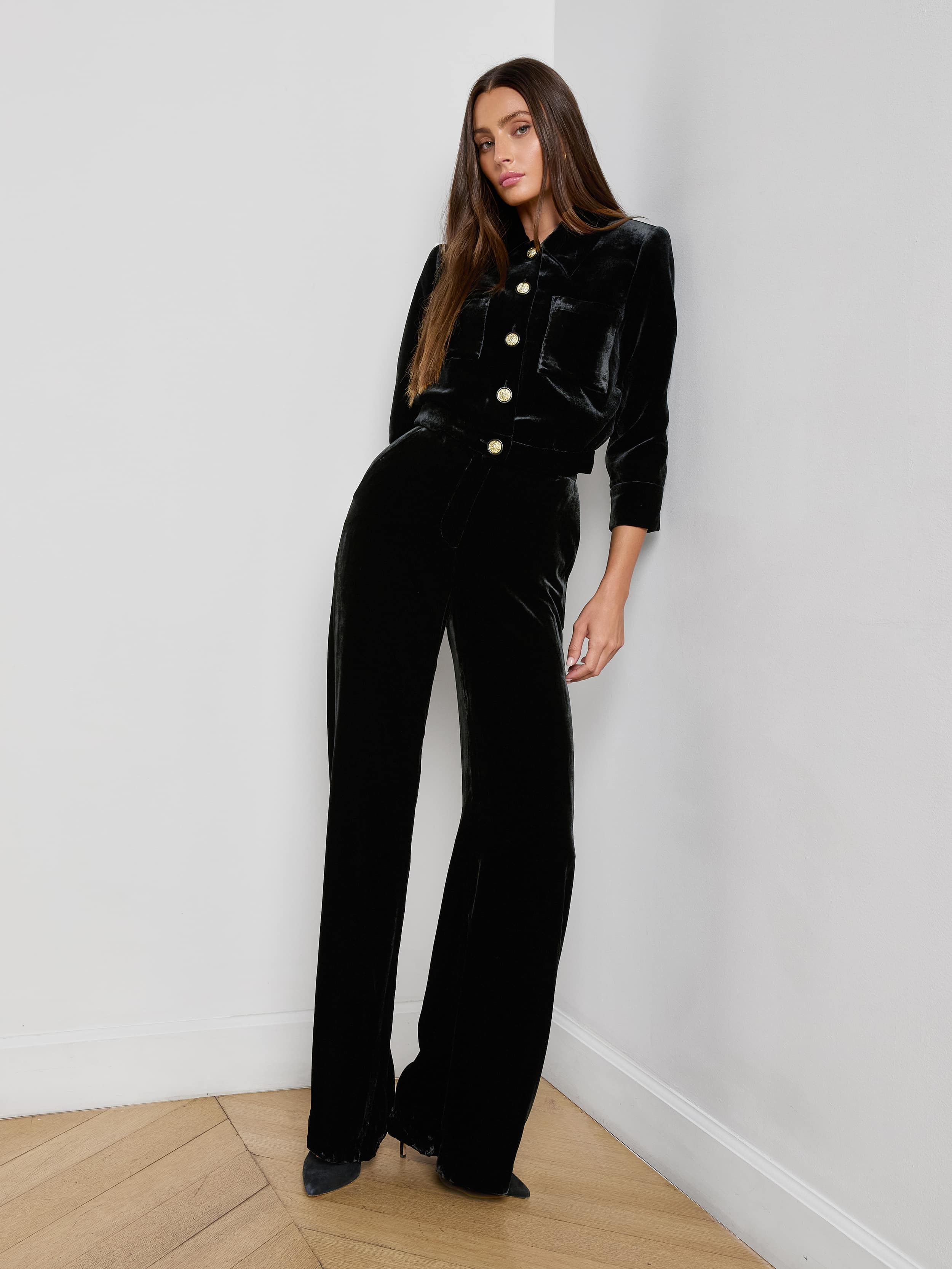 L'AGENCE - Jia Velvet Jacket - Image 5