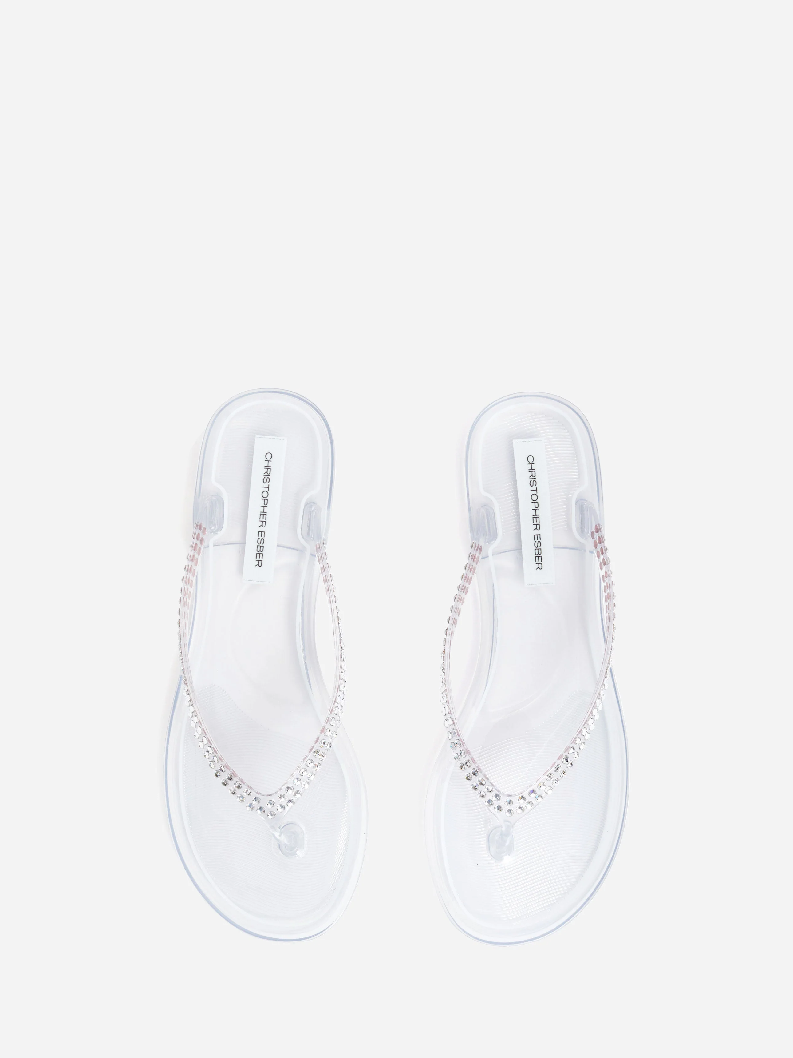 Christopher Esber - Jo Crystal Flip Flop - Image 4