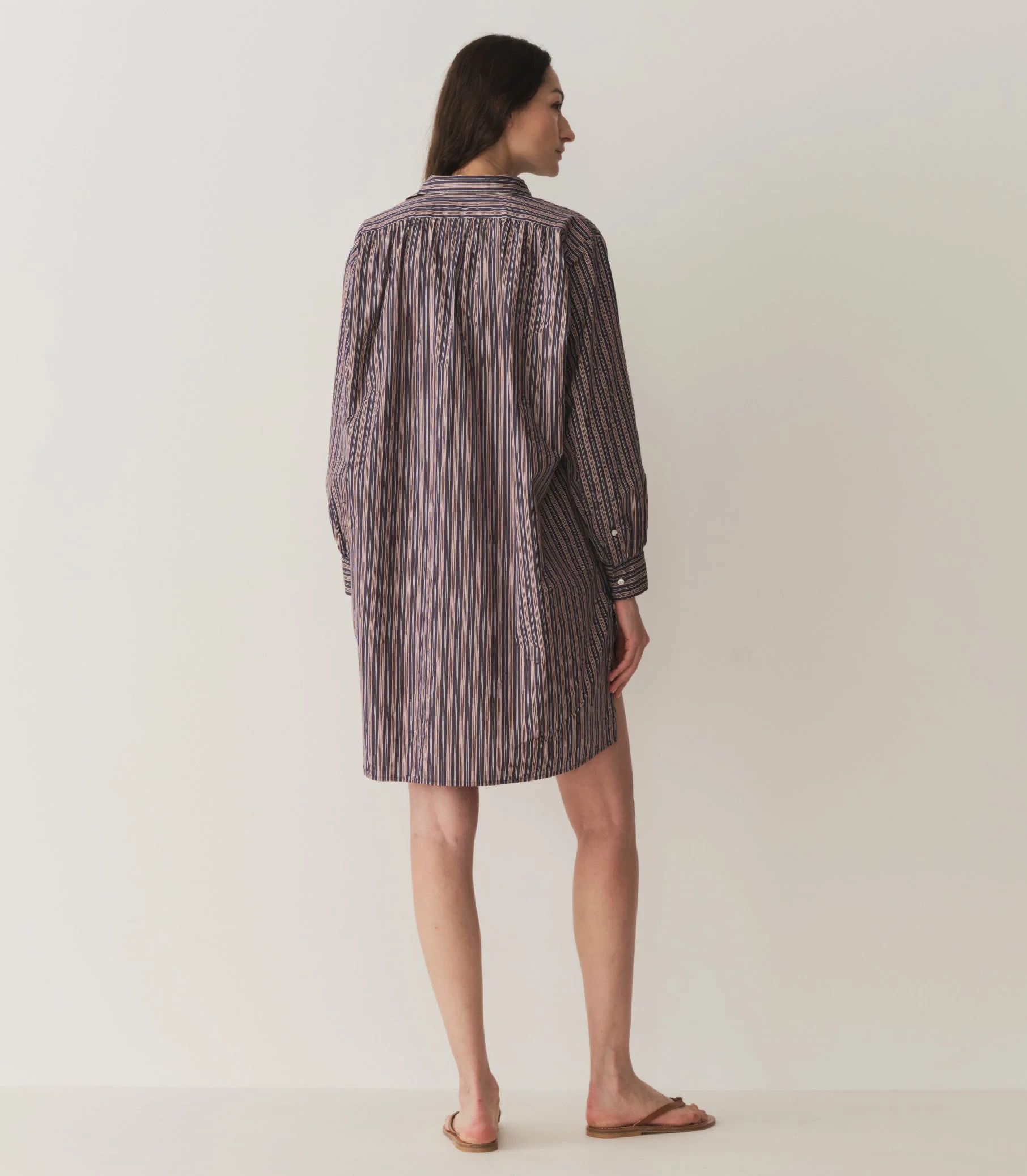 DÔEN - JORA DRESS -- SAN MARINO STRIPE - Image 3