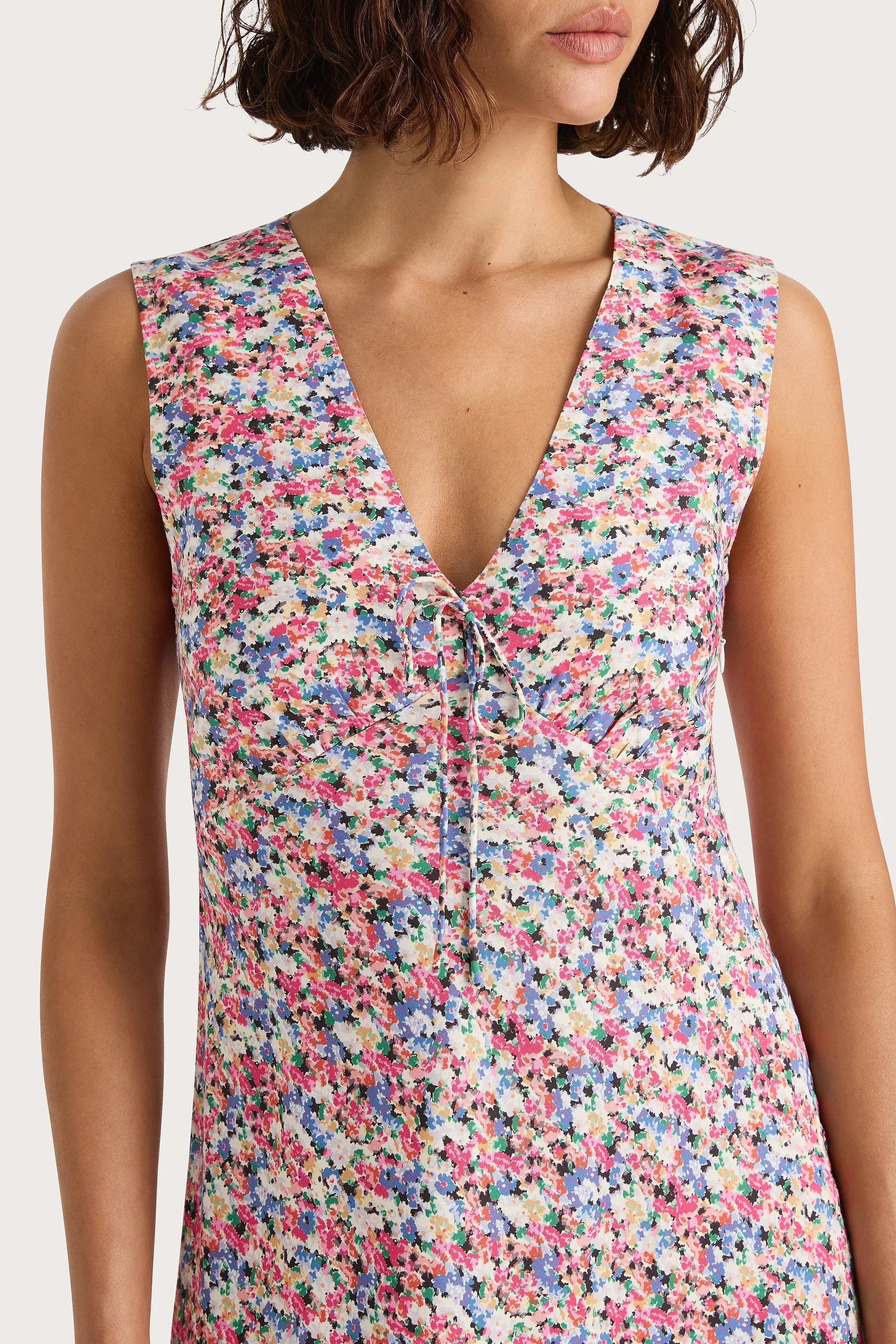 Faithfull - Josephine Mini Dress Valerie Floral Multi - Final Sale - Image 2