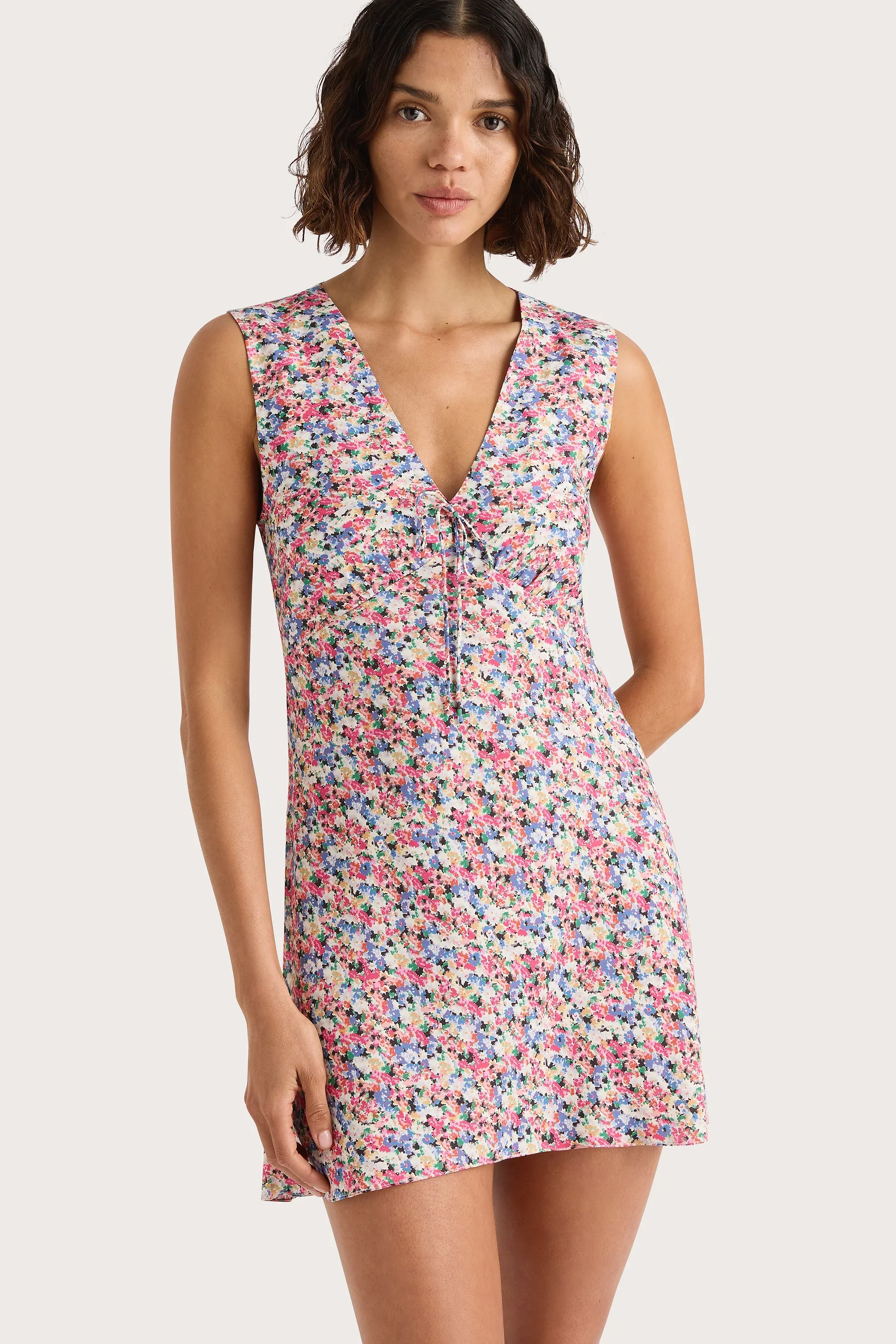 Faithfull - Josephine Mini Dress Valerie Floral Multi - Final Sale - Image 5