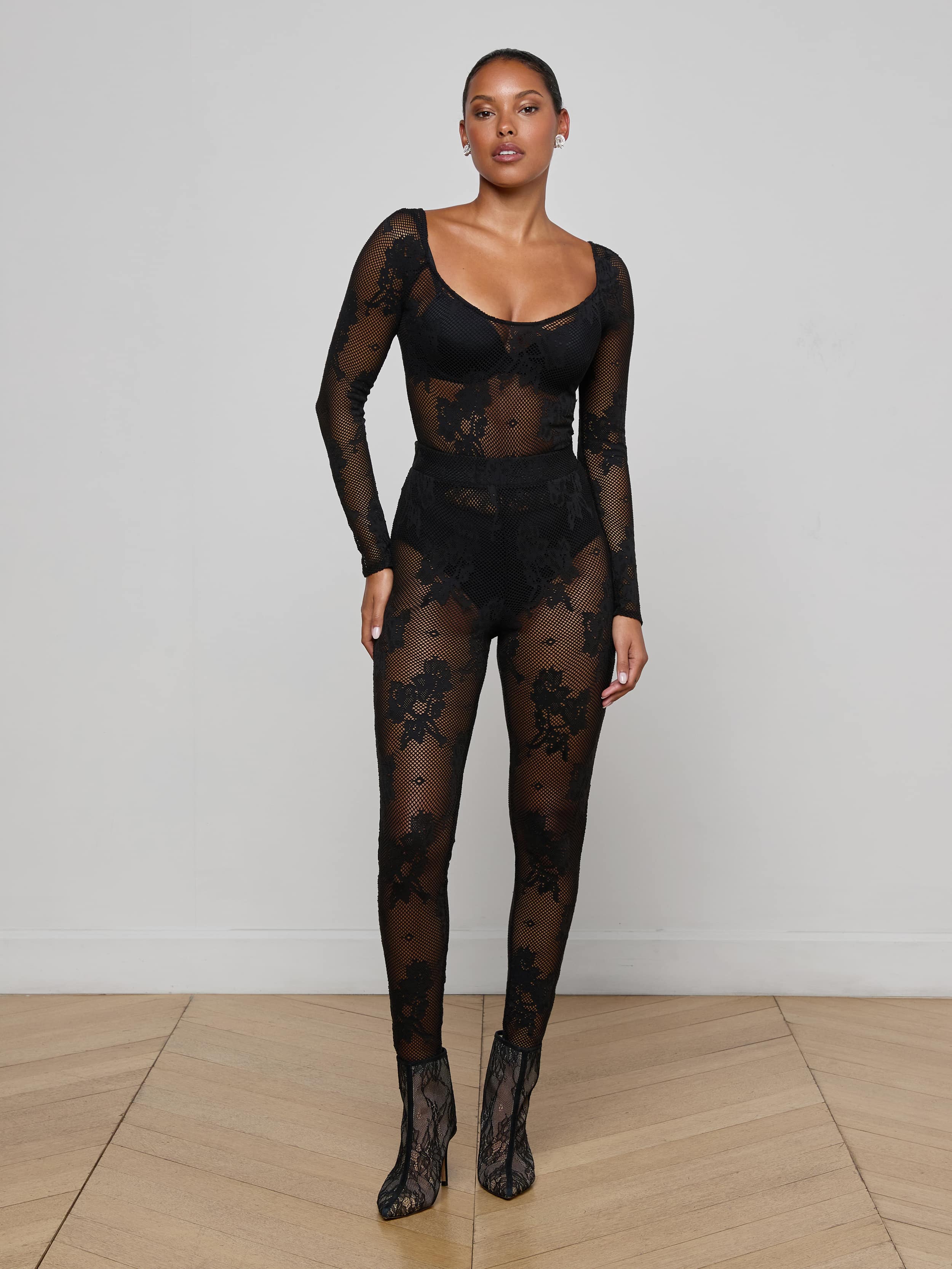 L'AGENCE - Josiane Floral Lace Legging - Image 11