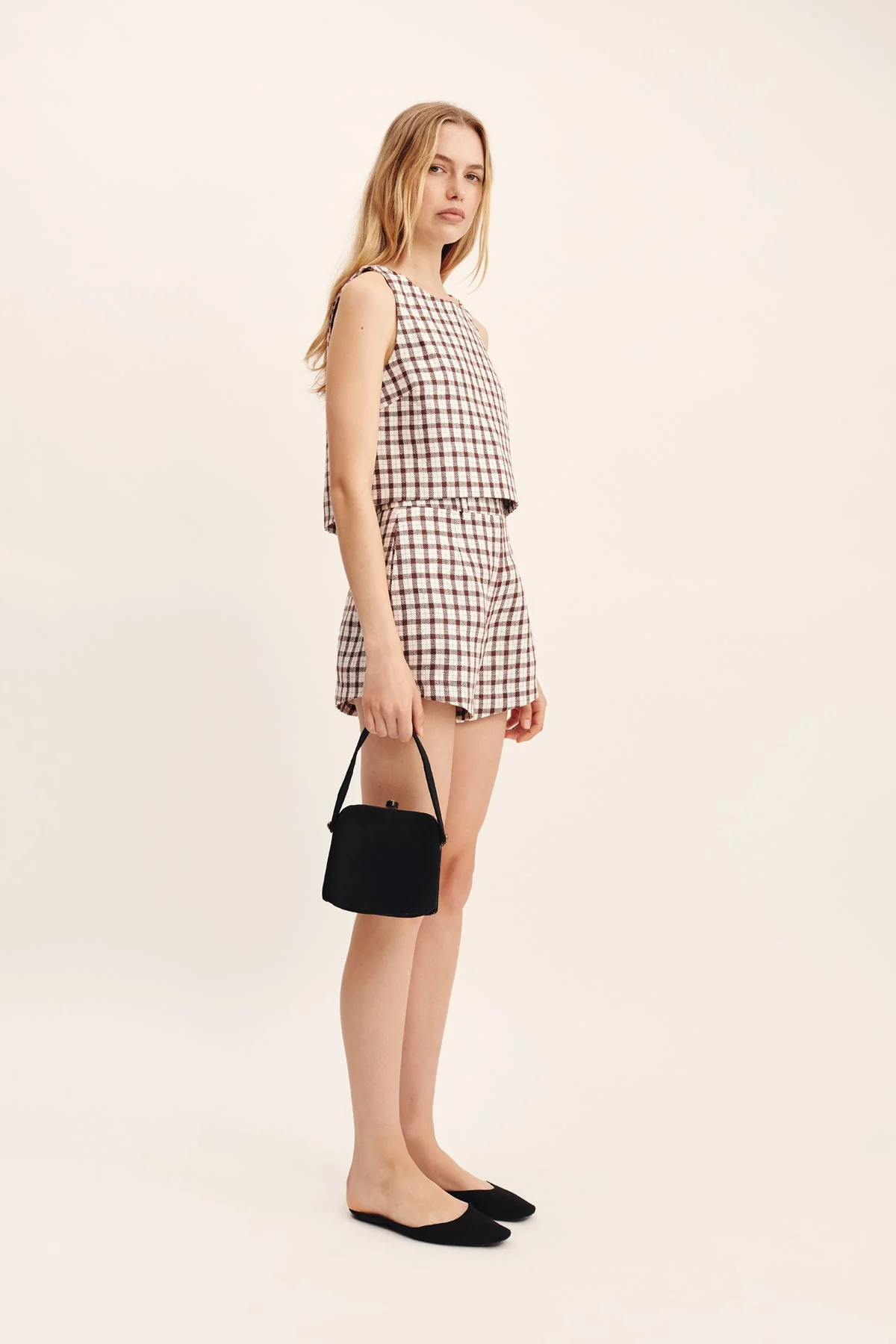 Posse - JOY TOP - CHOCOLATE PLAID - Image 9