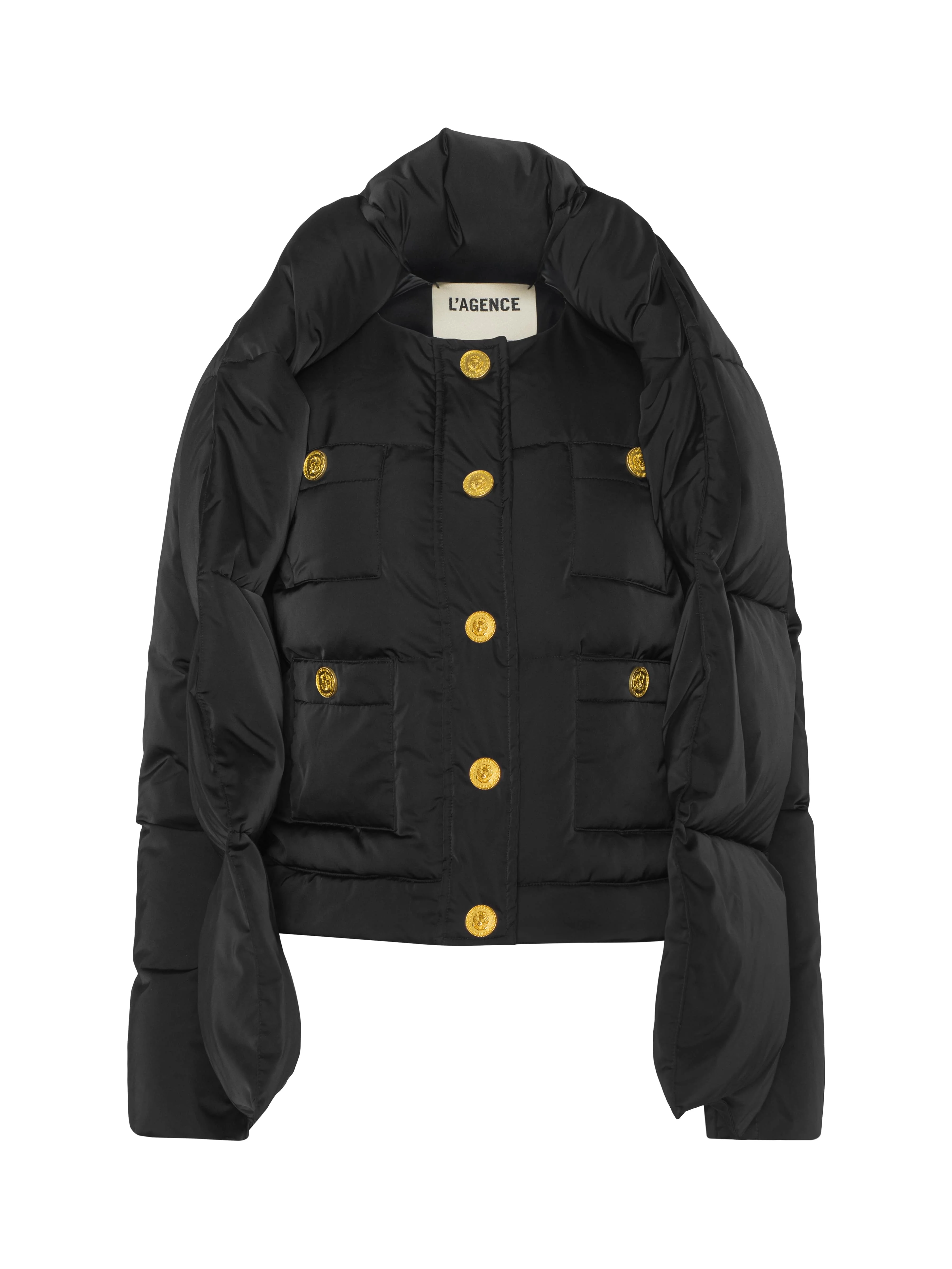 L'AGENCE - Juana Scarf Puffer Jacket - Image 16