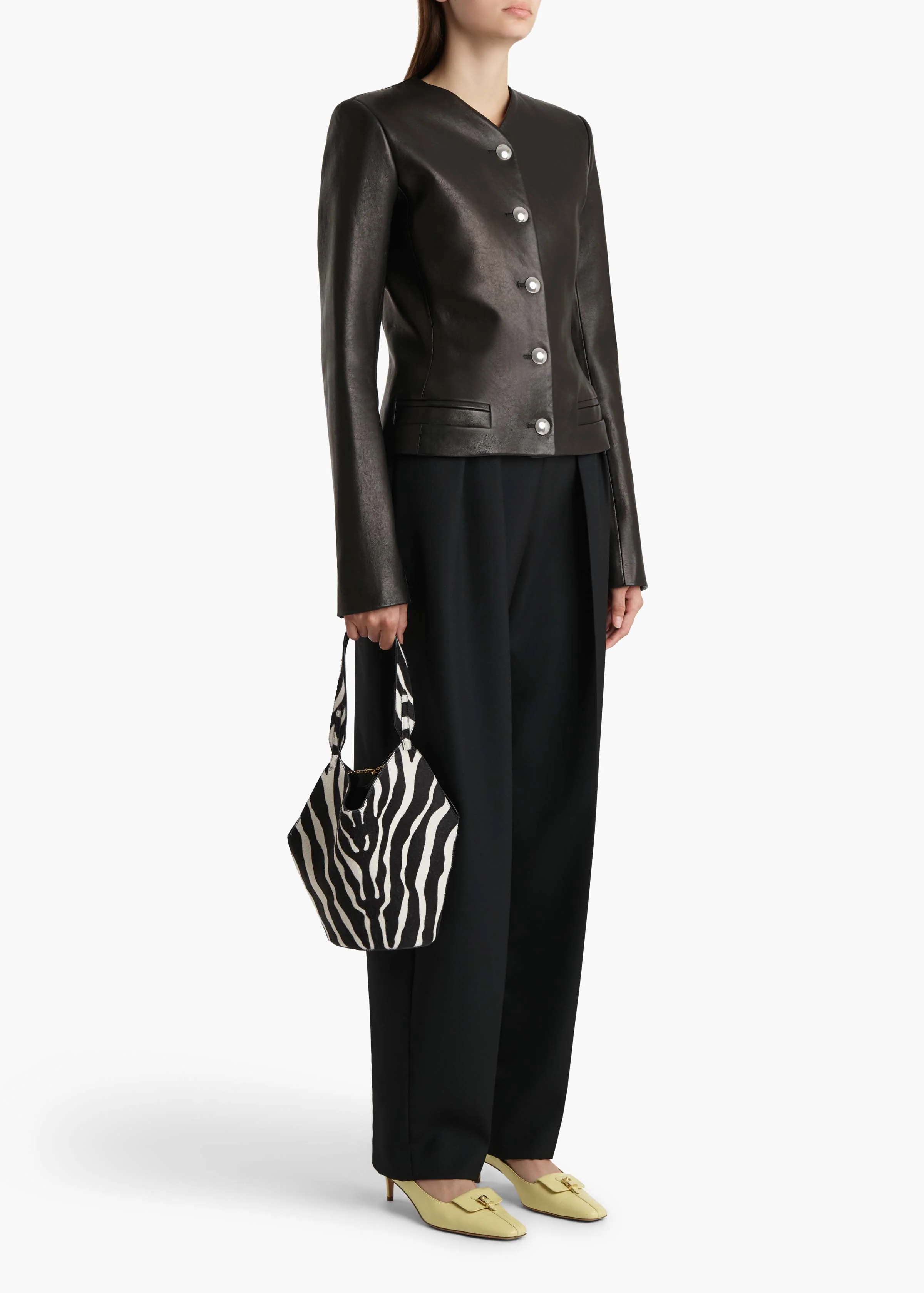 Khaite - Jude Pant in Black - Image 9