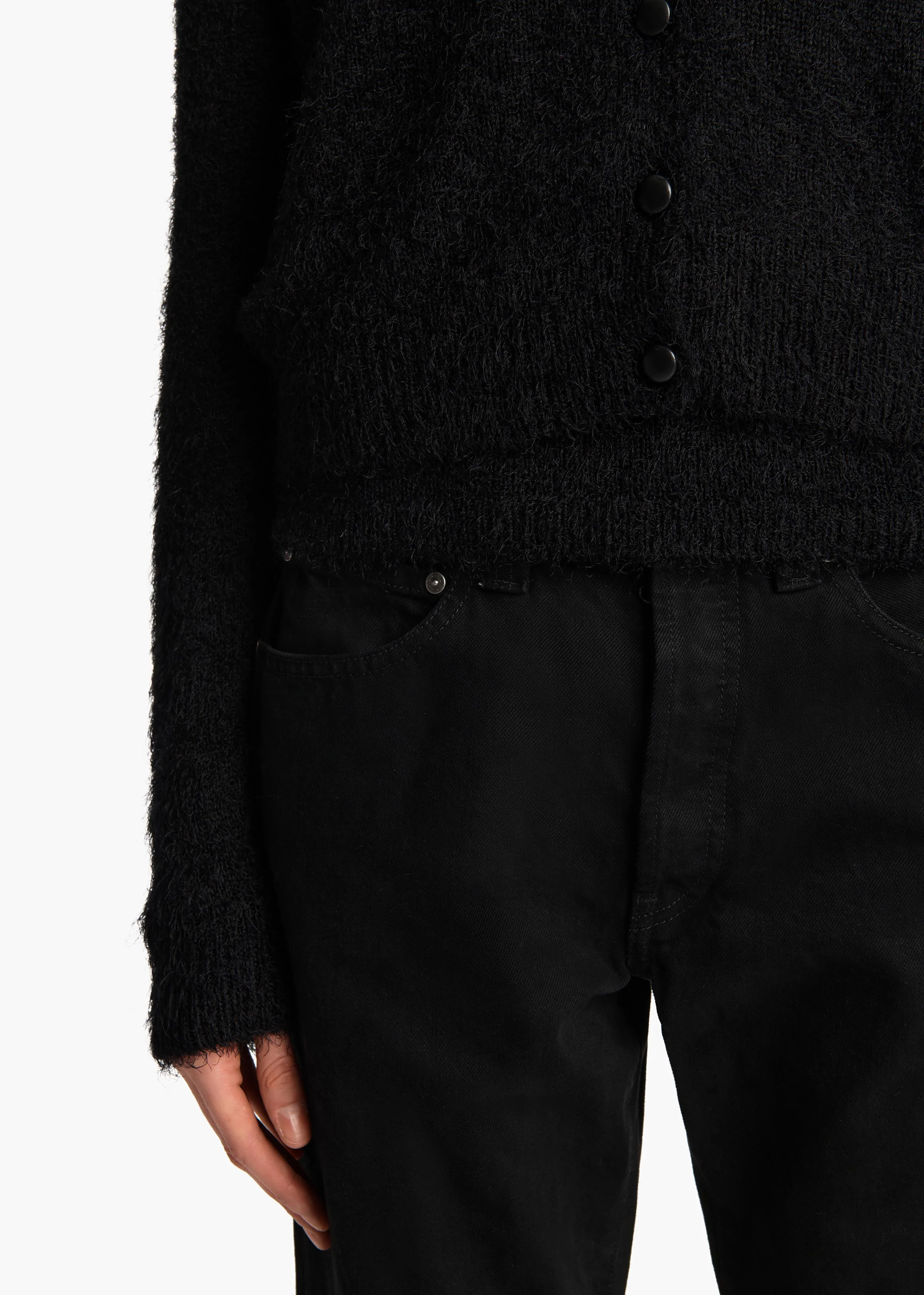 Khaite - Jules Cardigan in Black - Image 13
