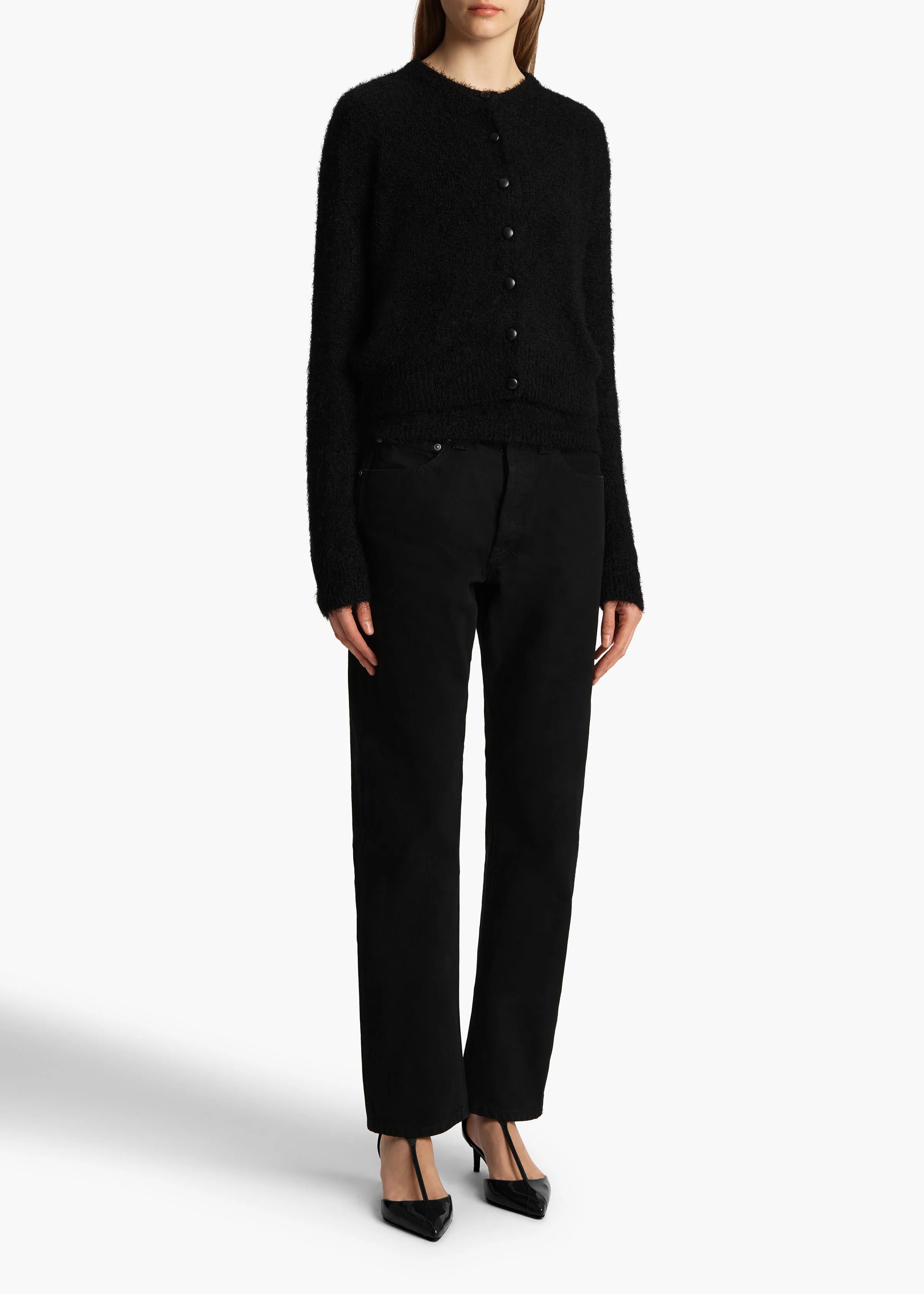 Khaite - Jules Cardigan in Black - Image 9