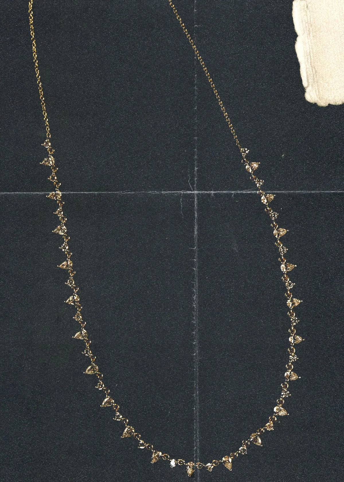 Kinn - Juliette Diamond Row Necklace Yellow Gold - Image 9