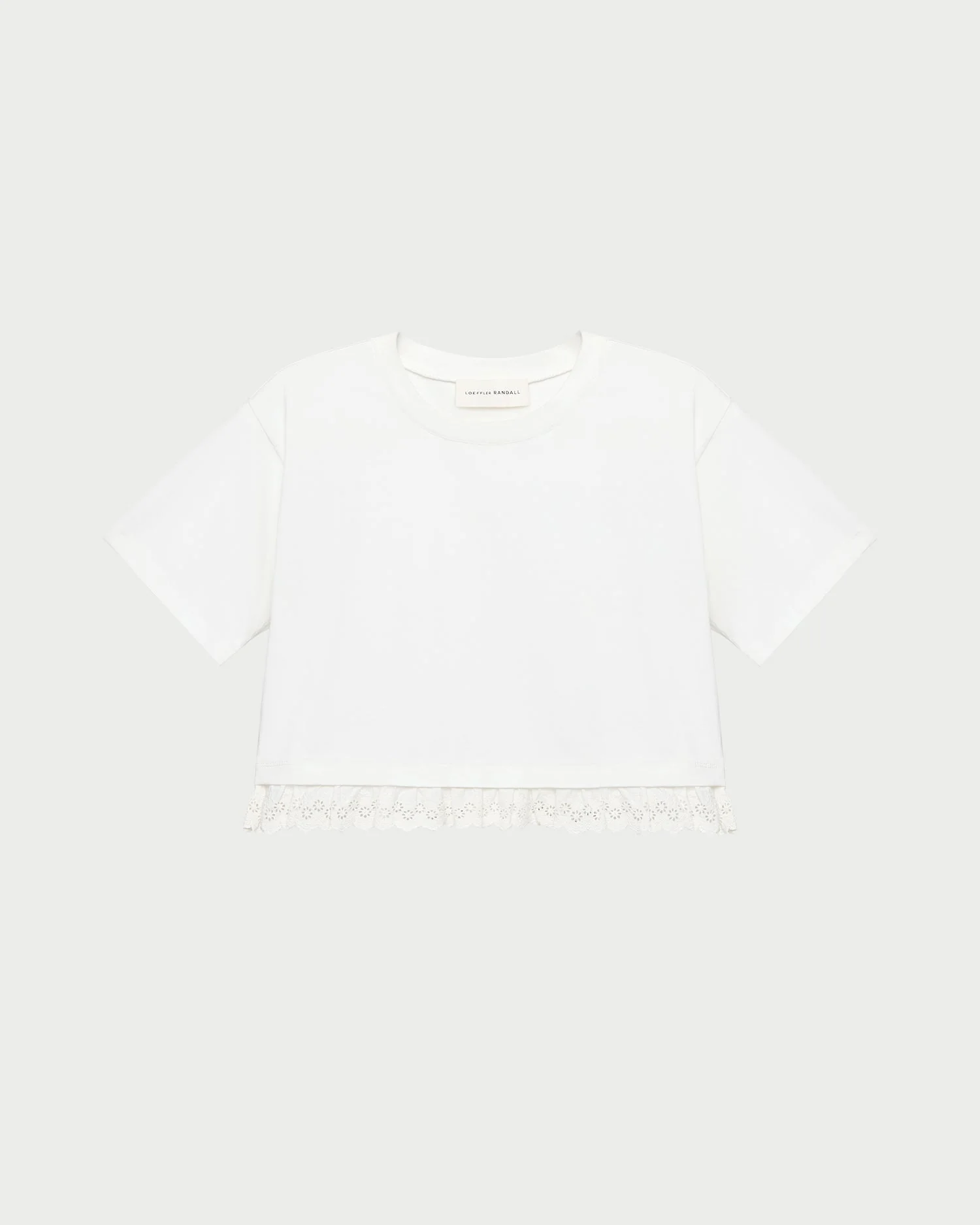 Loeffler Randall - Junie Lace Trim Tee - Image 2