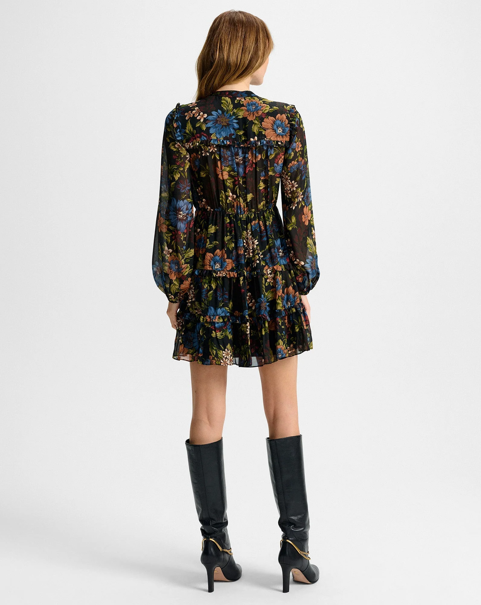 Veronica Beard - Justine Silk Mini Dress - Image 4