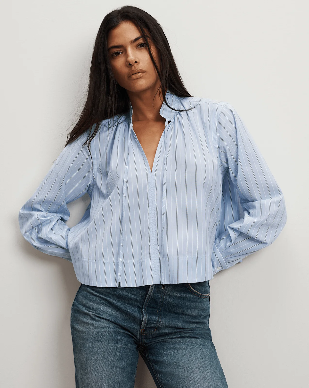 Veronica Beard - Kaits Striped Blouse