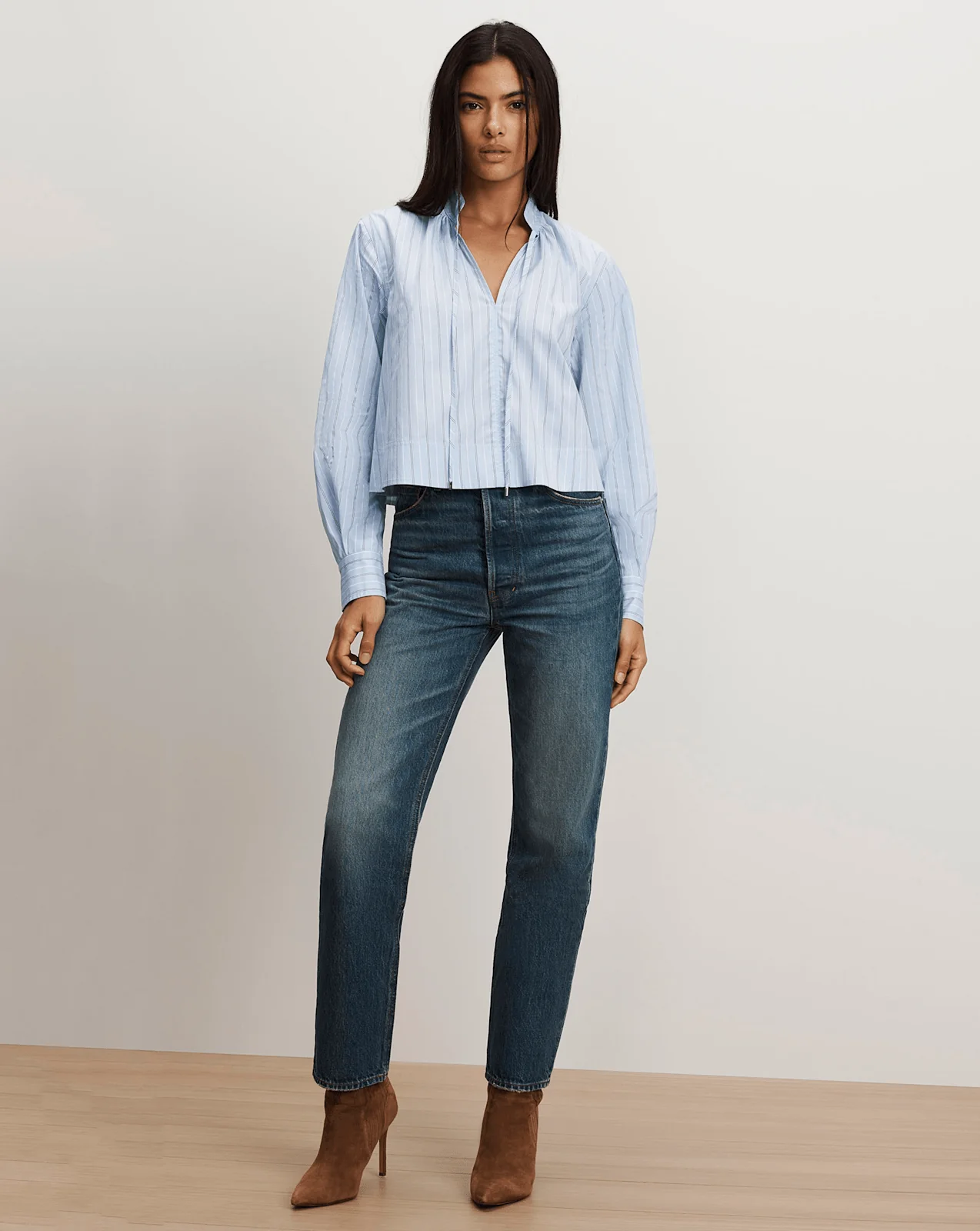 Veronica Beard - Kaits Striped Blouse - Image 2
