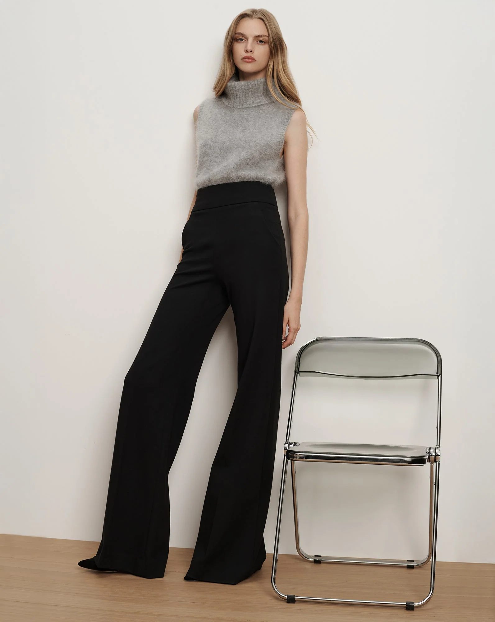 Veronica Beard - Kalinda Wide - Leg Ponte Pant
