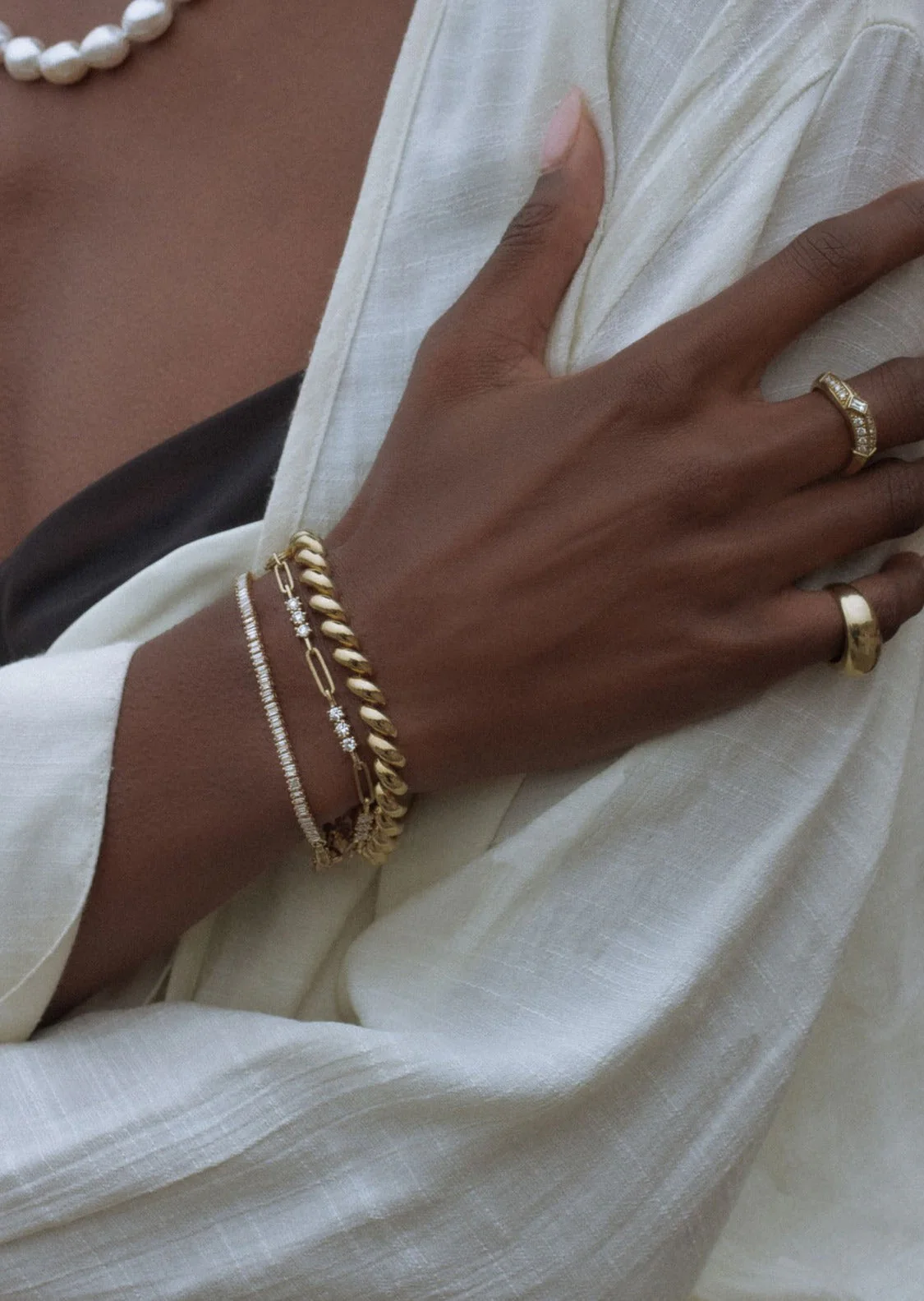 Kinn - Karina Trio Bracelet Diamond - Image 6