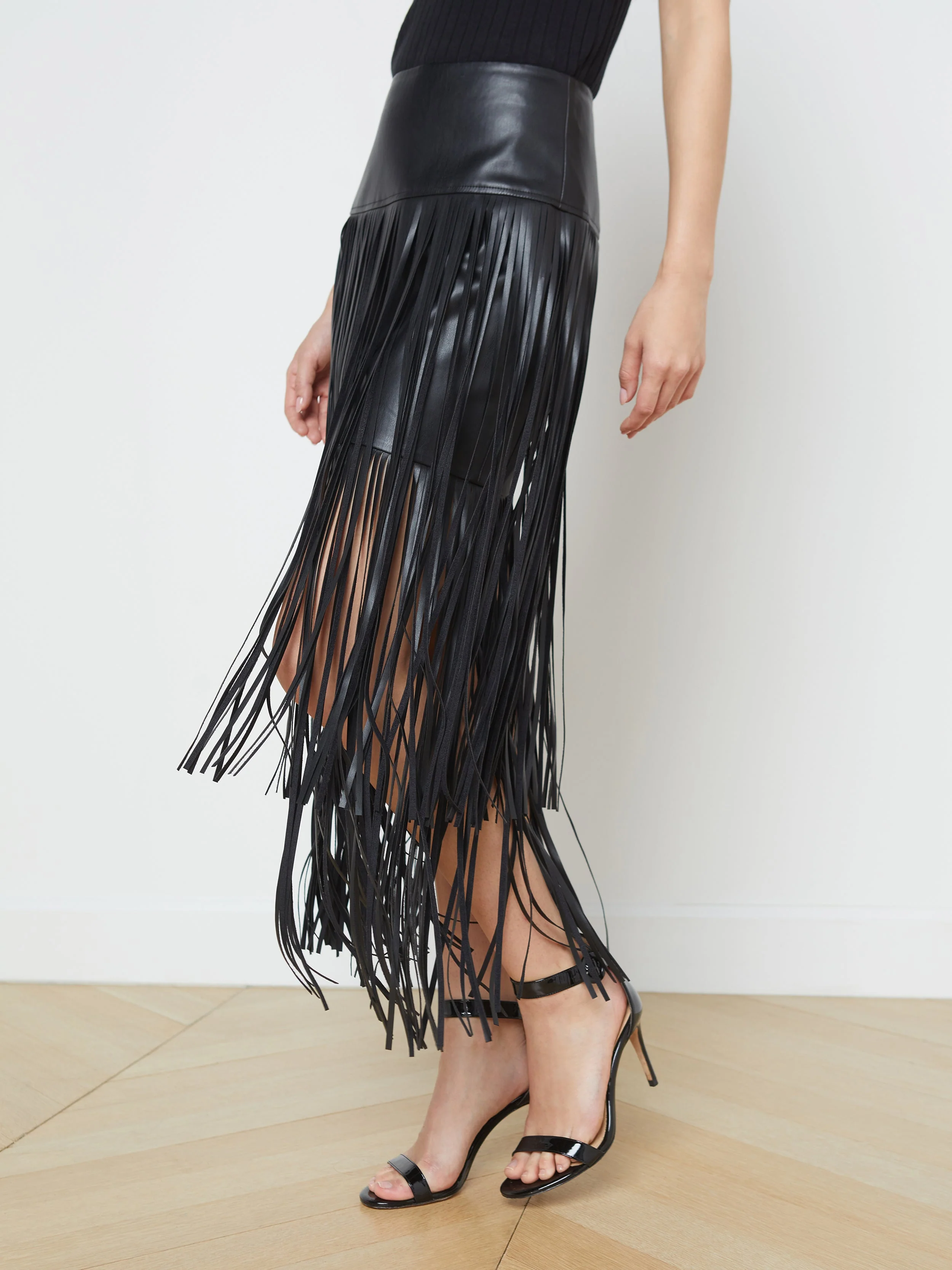 L'AGENCE - Karolina Fringe Skirt - Image 2
