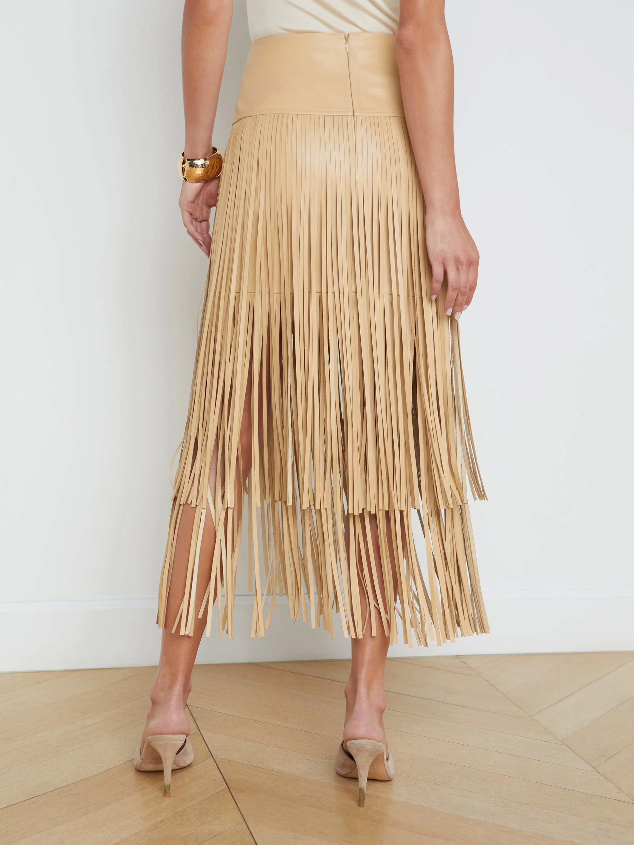 L'AGENCE - Karolina Fringe Skirt - Image 5