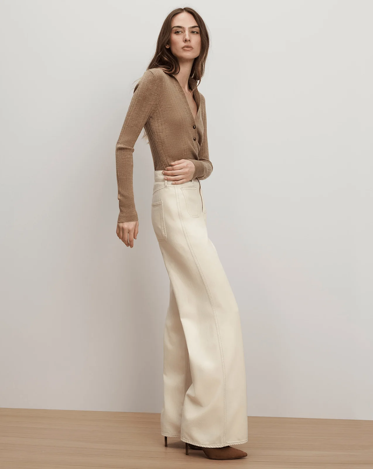 Veronica Beard - Kasey Patch - Pocket Wide - Leg Jean - Image 3