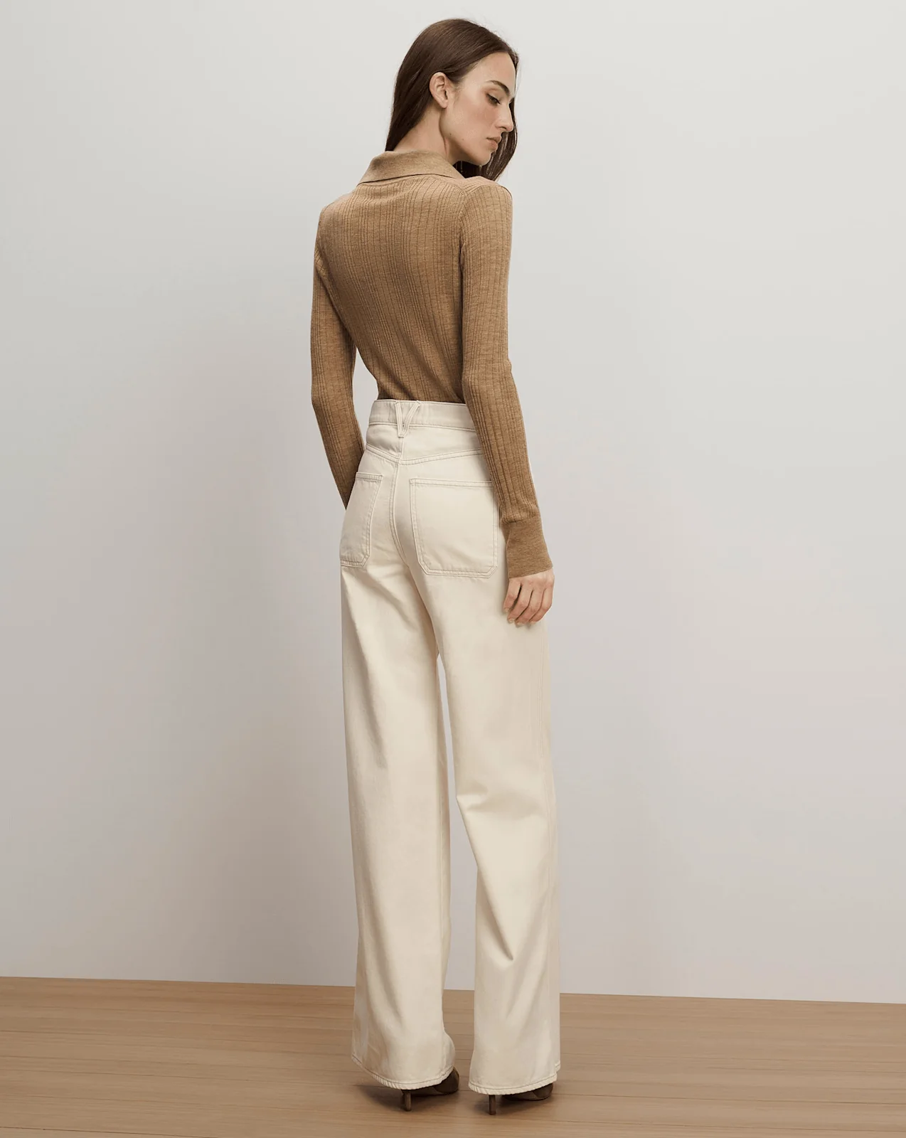 Veronica Beard - Kasey Patch - Pocket Wide - Leg Jean - Image 5