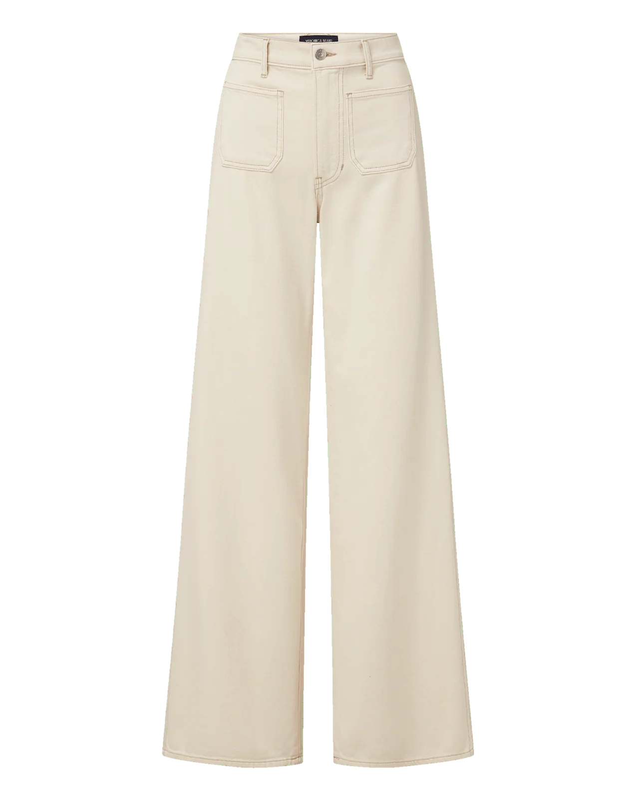 Veronica Beard - Kasey Patch - Pocket Wide - Leg Jean - Image 7