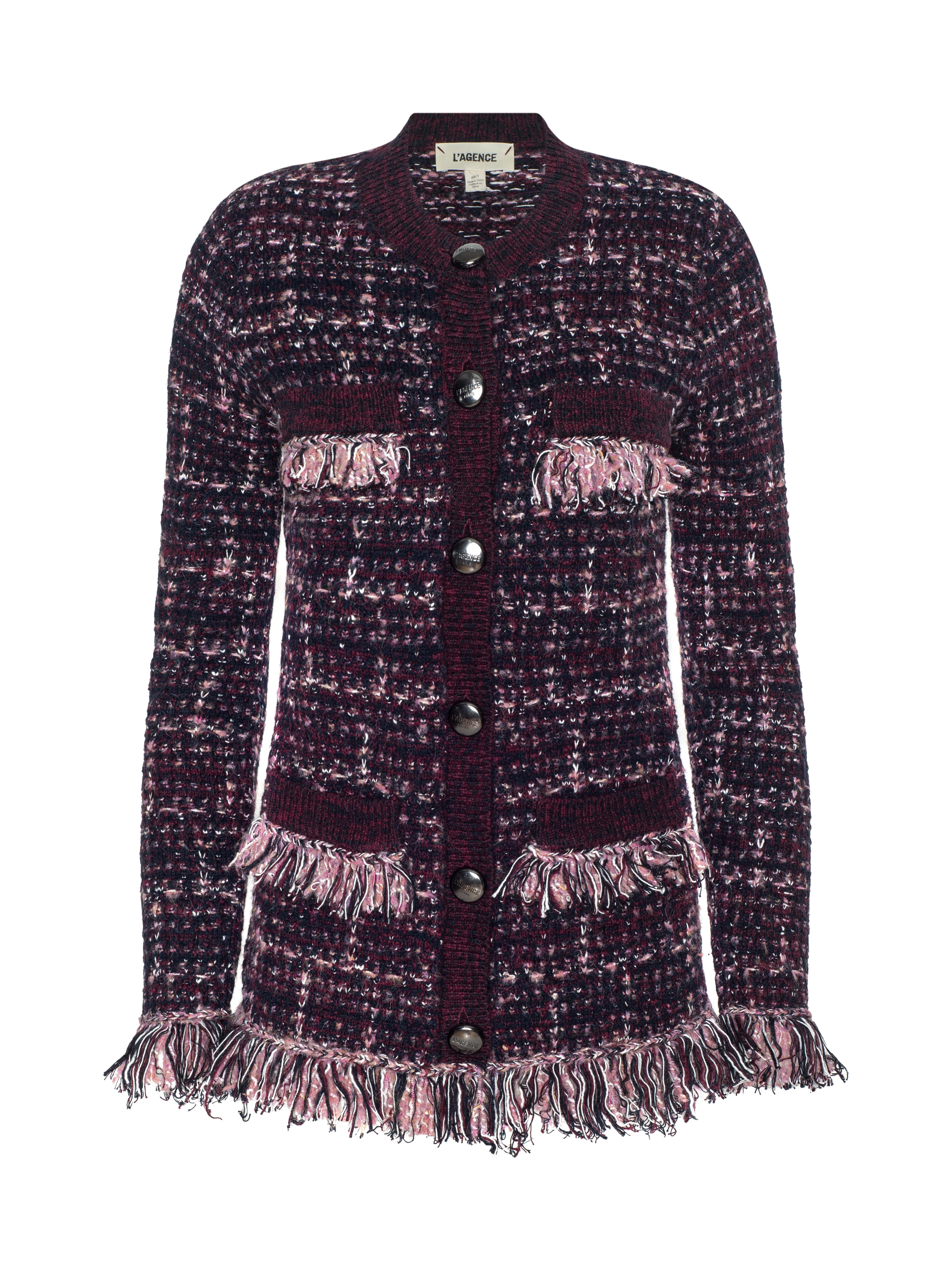 L'AGENCE - Kastoria Fringe Cardigan - Image 13