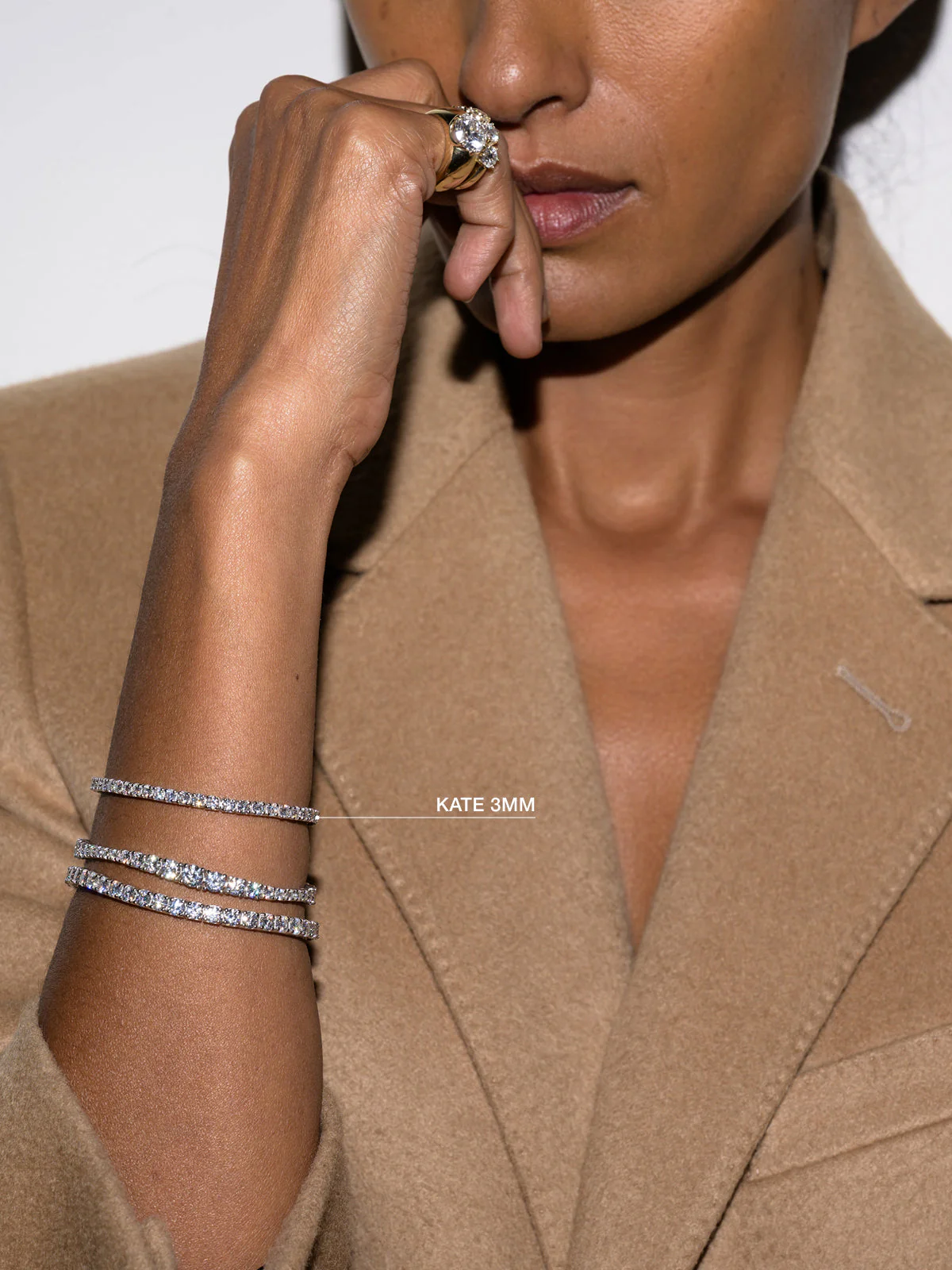 Dorsey - KATE RIVIÈRE BRACELET IN 3MM MOISSANITE - Image 3