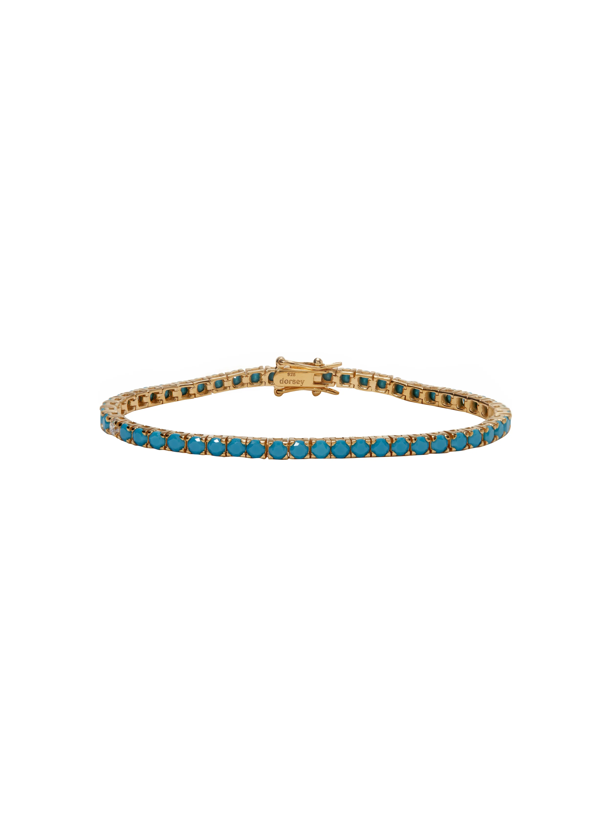 Dorsey - KATE RIVIÈRE BRACELET IN 3MM NANO TURQUOISE AND LAB DIAMOND - Image 2