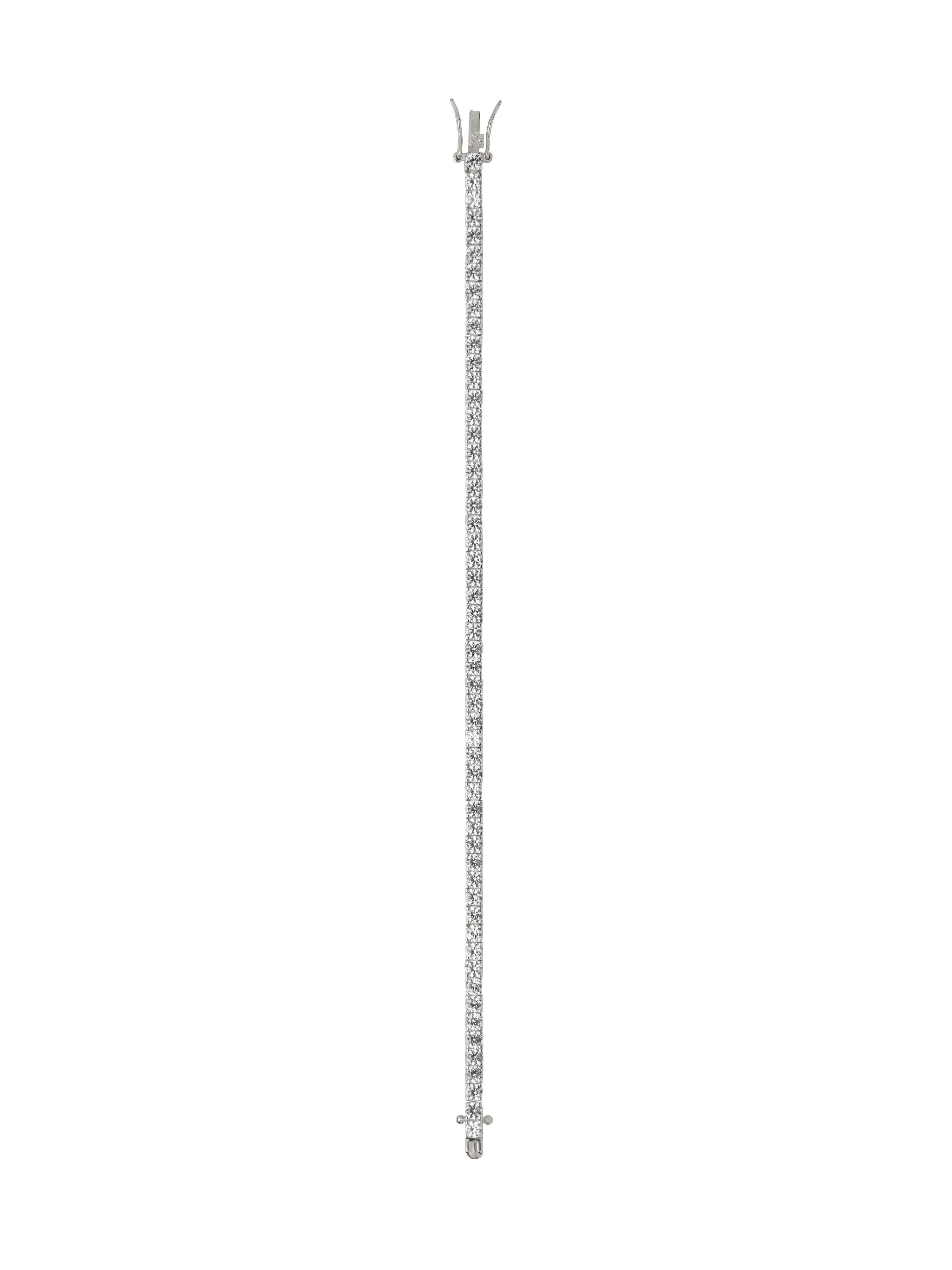 Dorsey - KATE RIVIÈRE BRACELET IN 3MM LAB WHITE SAPPHIRE