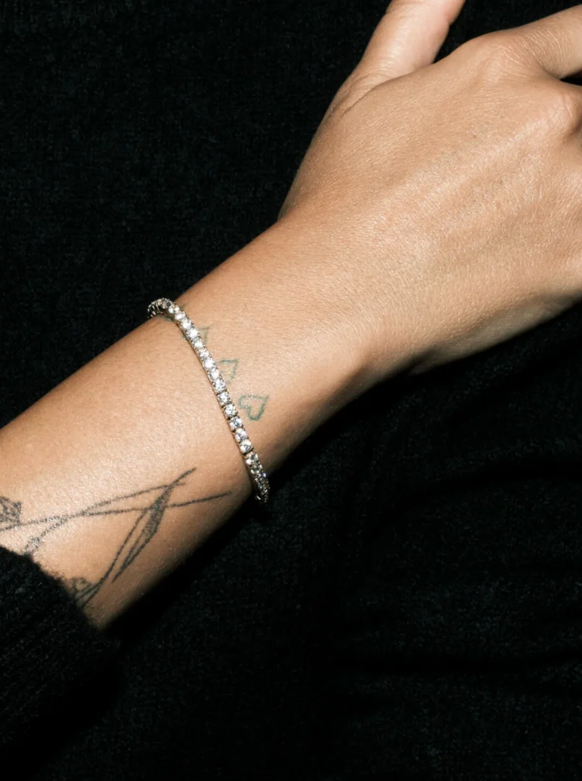 Dorsey - KATE RIVIÈRE BRACELET IN 3MM LAB WHITE SAPPHIRE - Image 3
