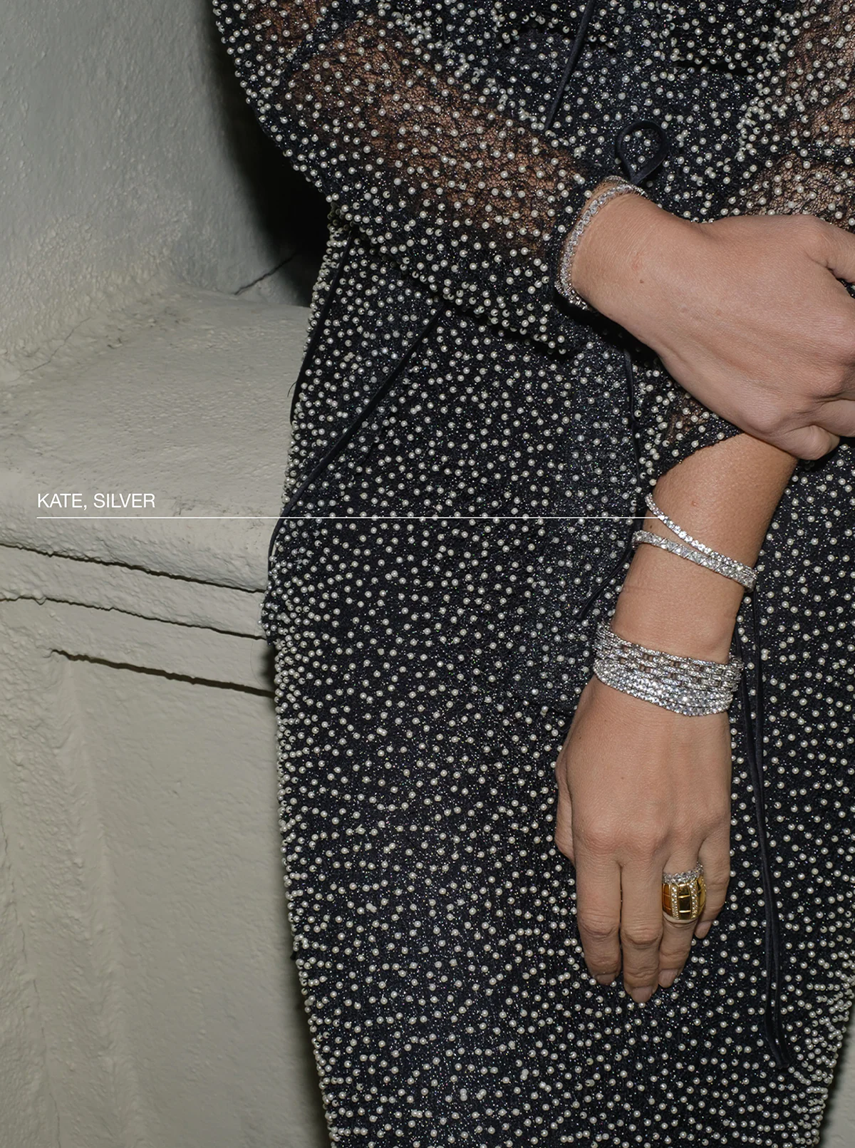 Dorsey - KATE RIVIÈRE BRACELET IN 3MM LAB WHITE SAPPHIRE - Image 6
