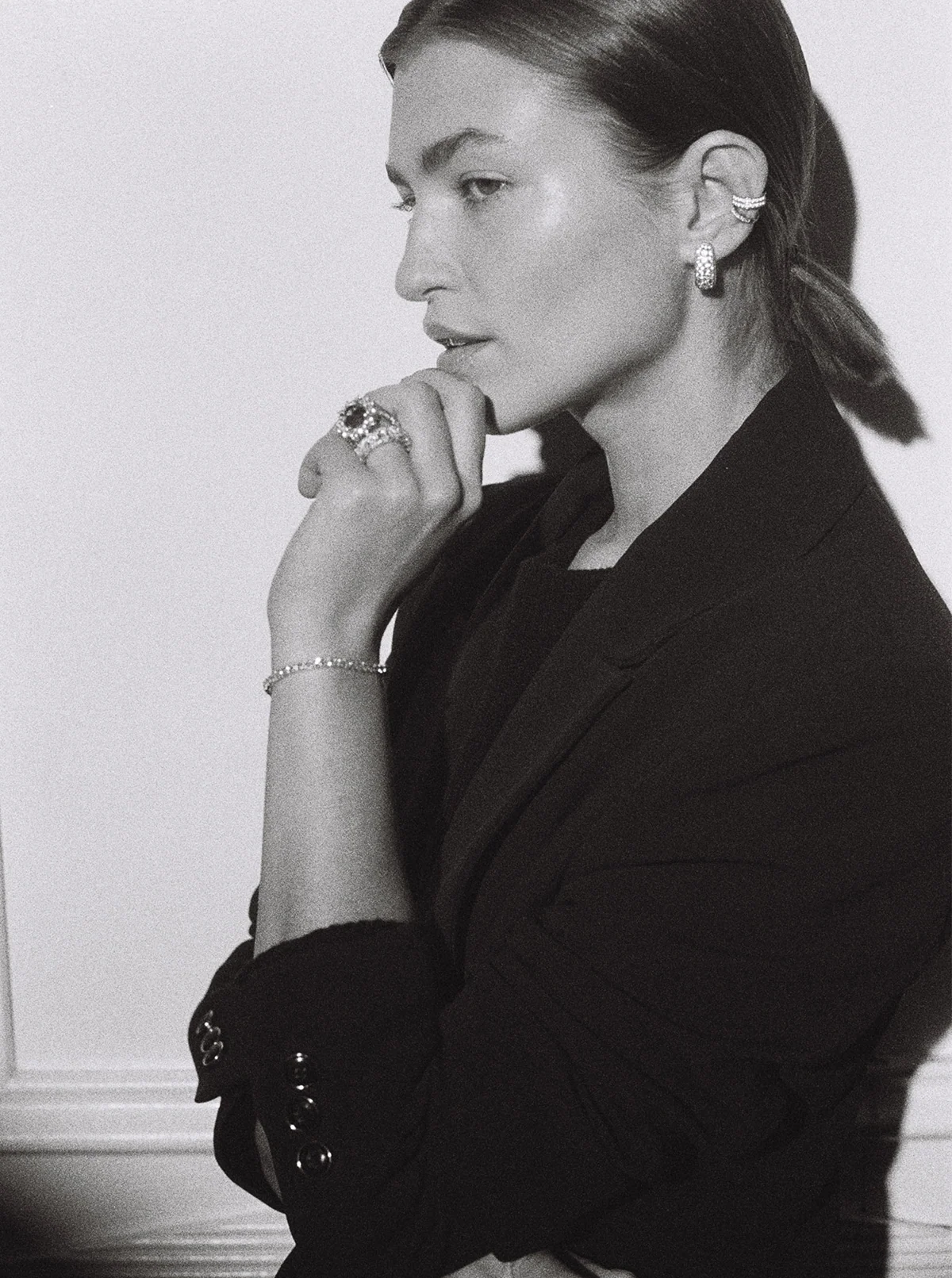 Dorsey - KATE RIVIÈRE BRACELET IN 3MM LAB WHITE SAPPHIRE - Image 8