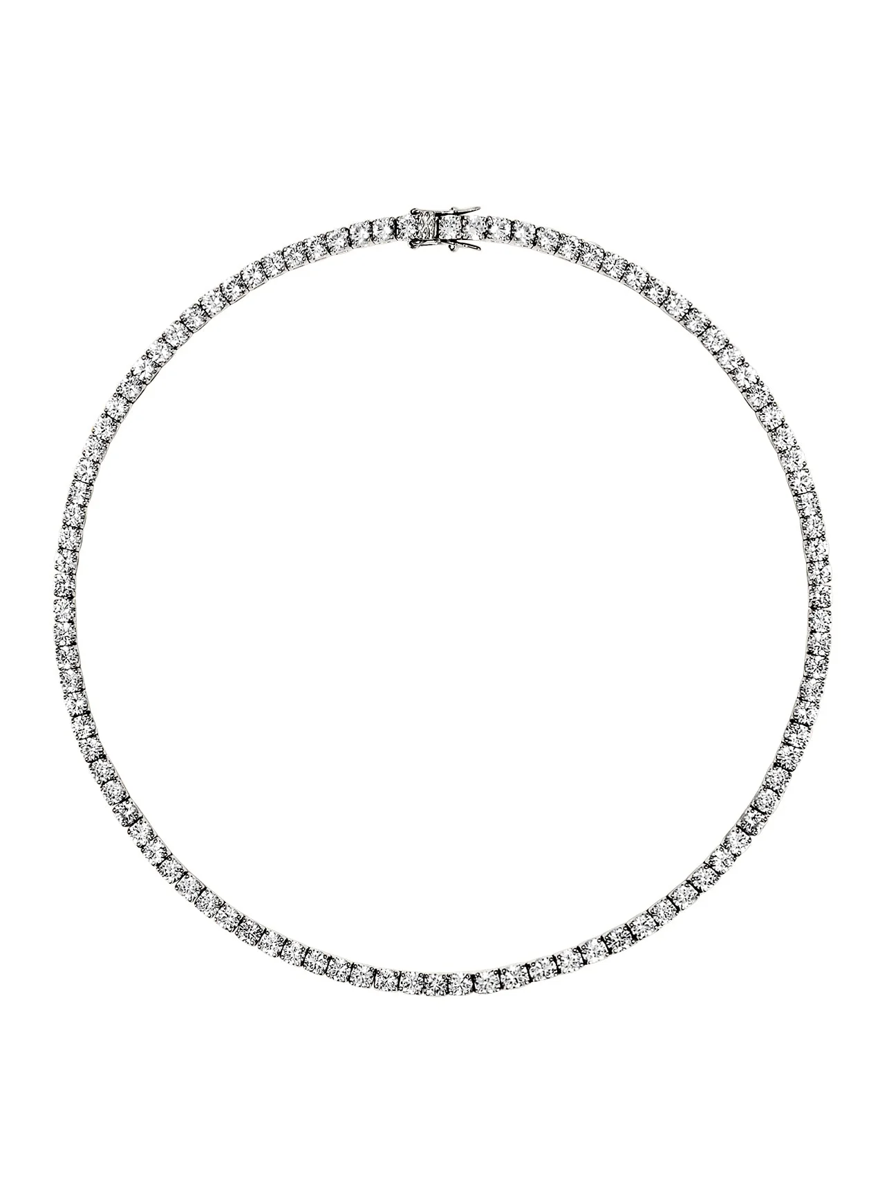 Dorsey - KATE RIVIÈRE NECKLACE IN 3.75MM LAB WHITE SAPPHIRE