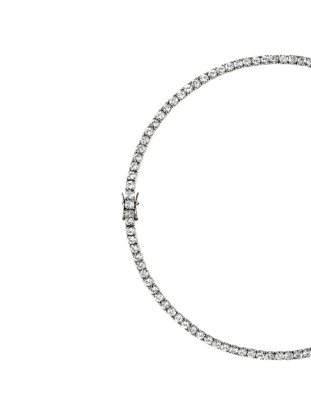Dorsey - KATE RIVIÈRE NECKLACE IN 3.75MM LAB WHITE SAPPHIRE - Image 2