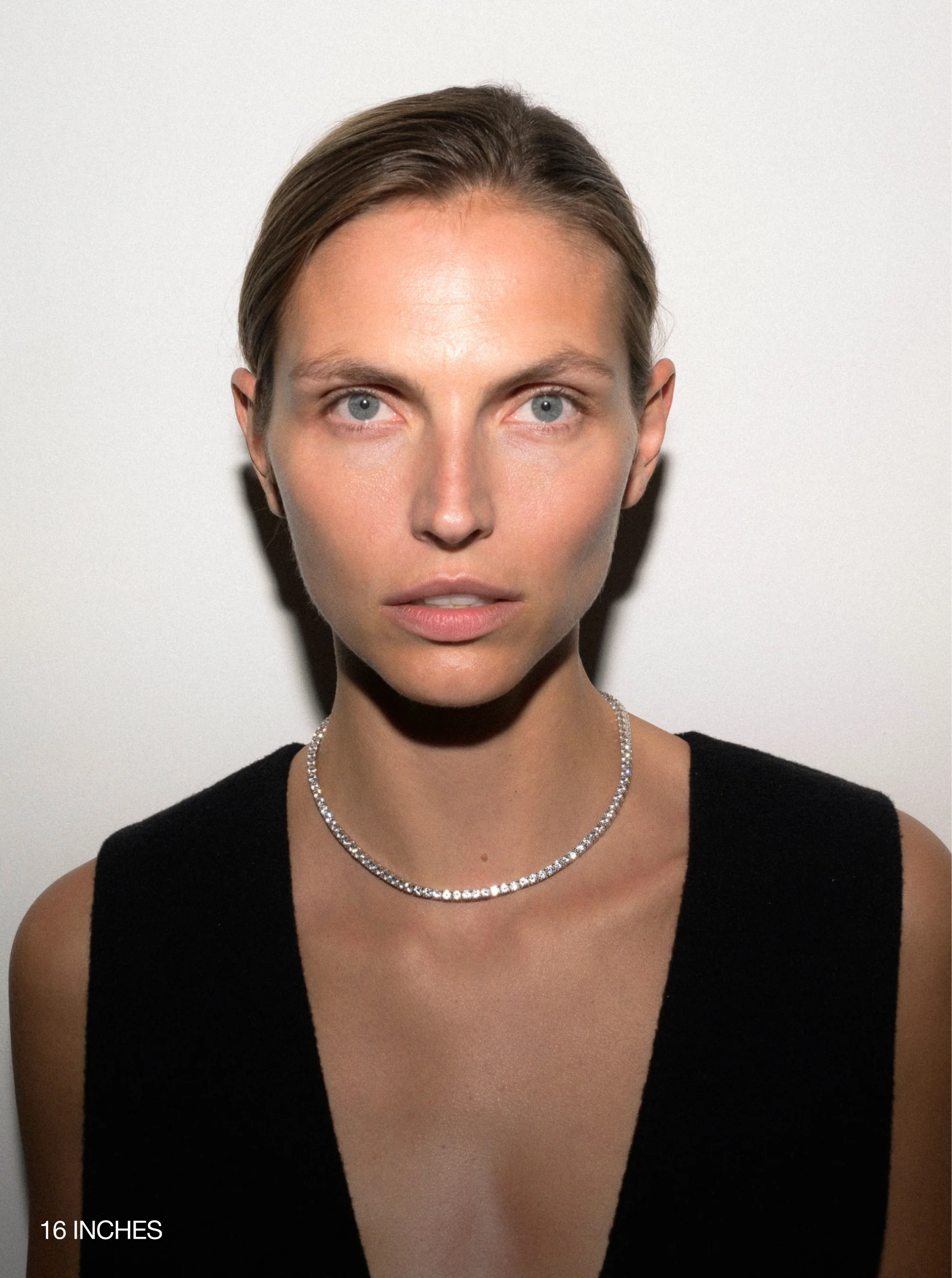 Dorsey - KATE RIVIÈRE NECKLACE IN 3.75MM LAB WHITE SAPPHIRE - Image 3