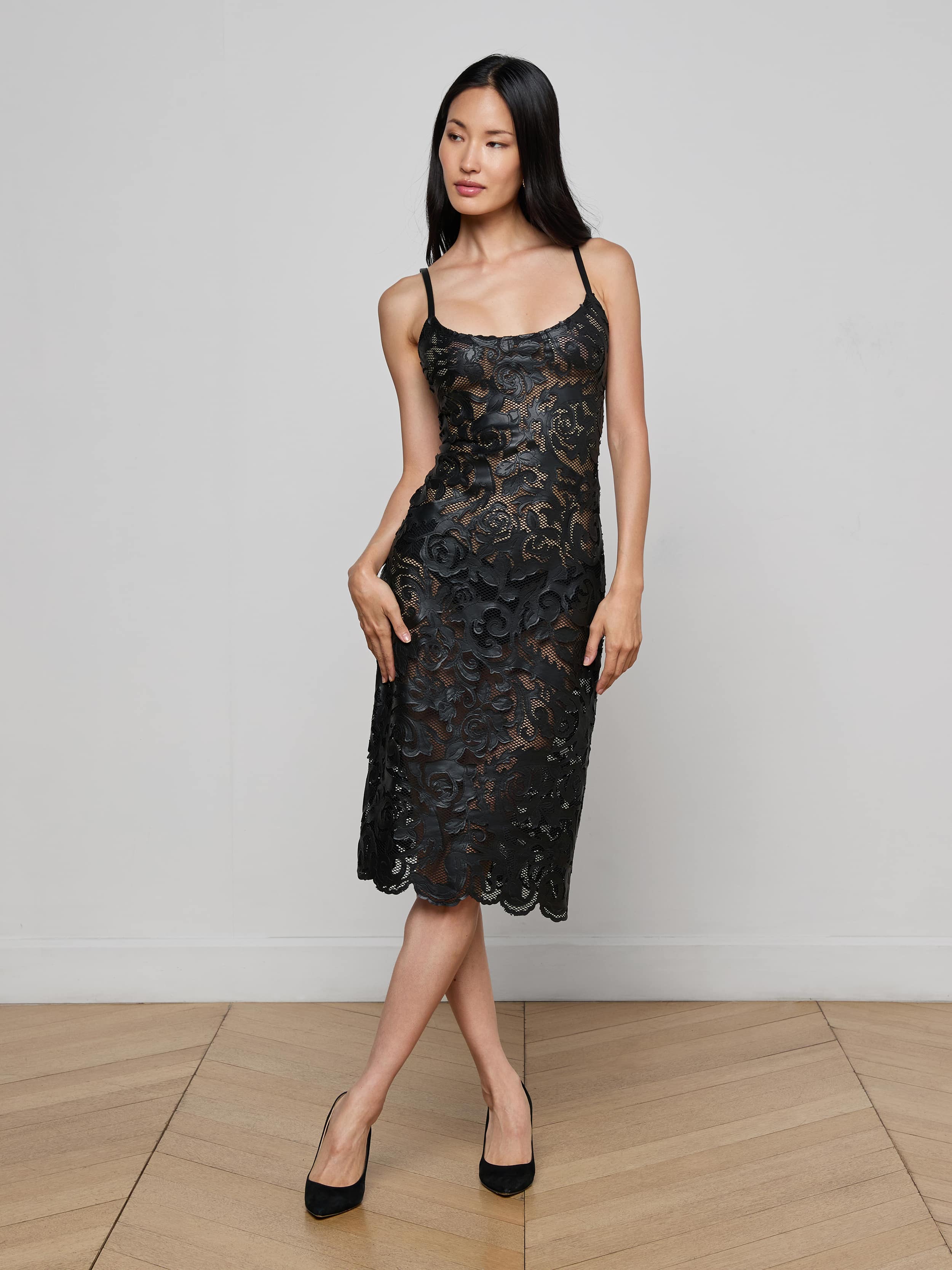L'AGENCE - Kazuko Vegan Leather Dress