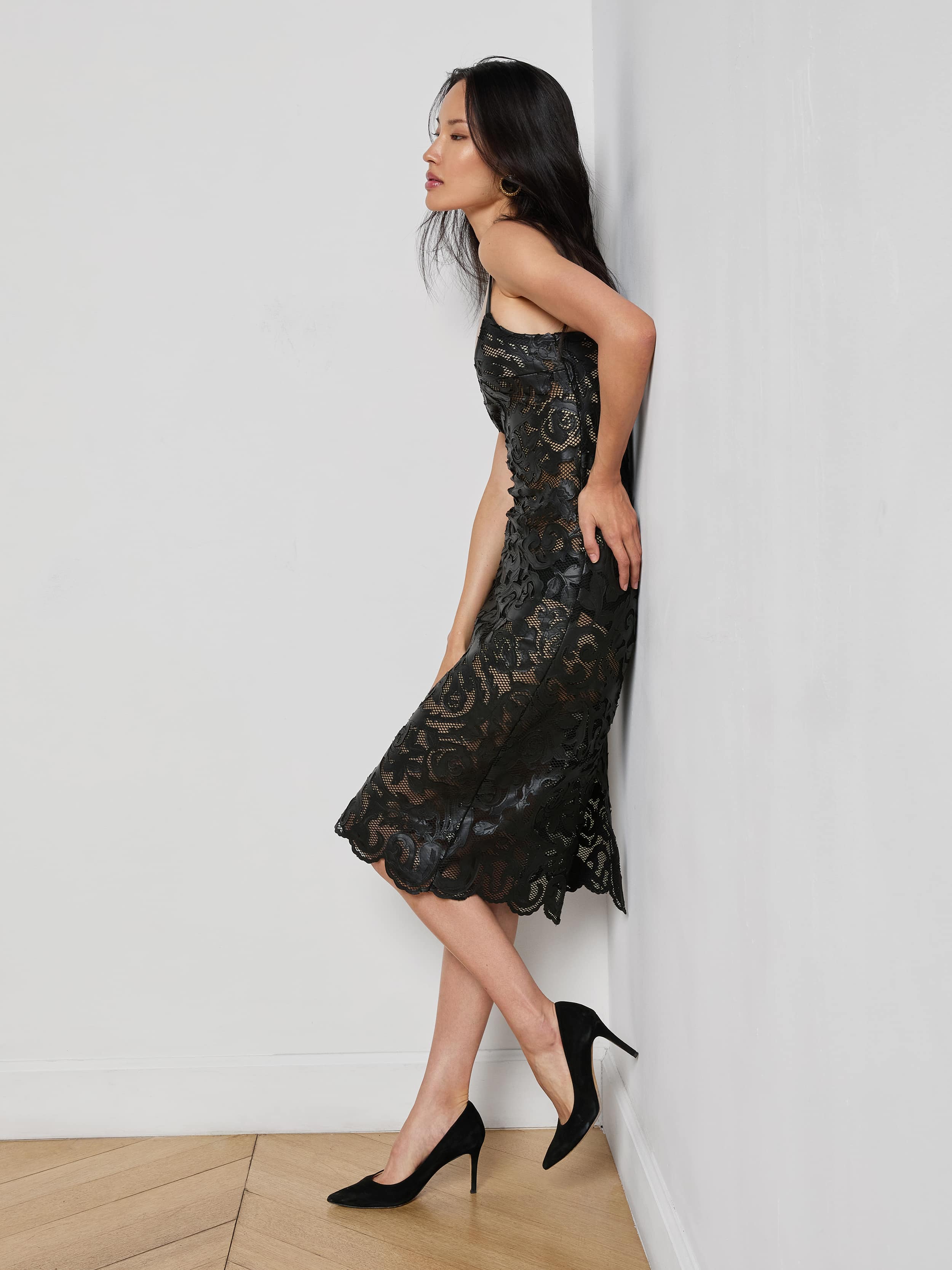 L'AGENCE - Kazuko Vegan Leather Dress - Image 12
