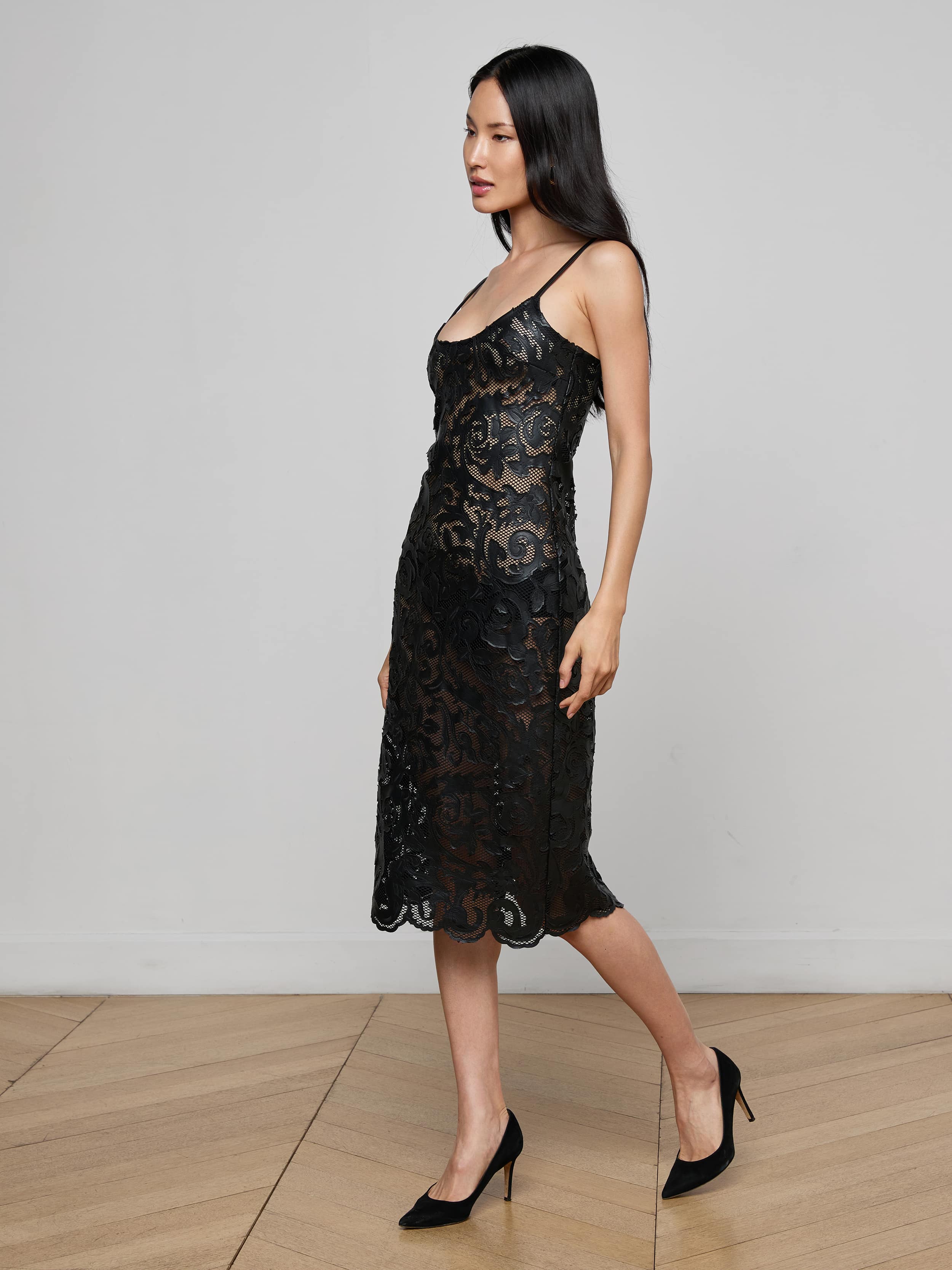 L'AGENCE - Kazuko Vegan Leather Dress - Image 2