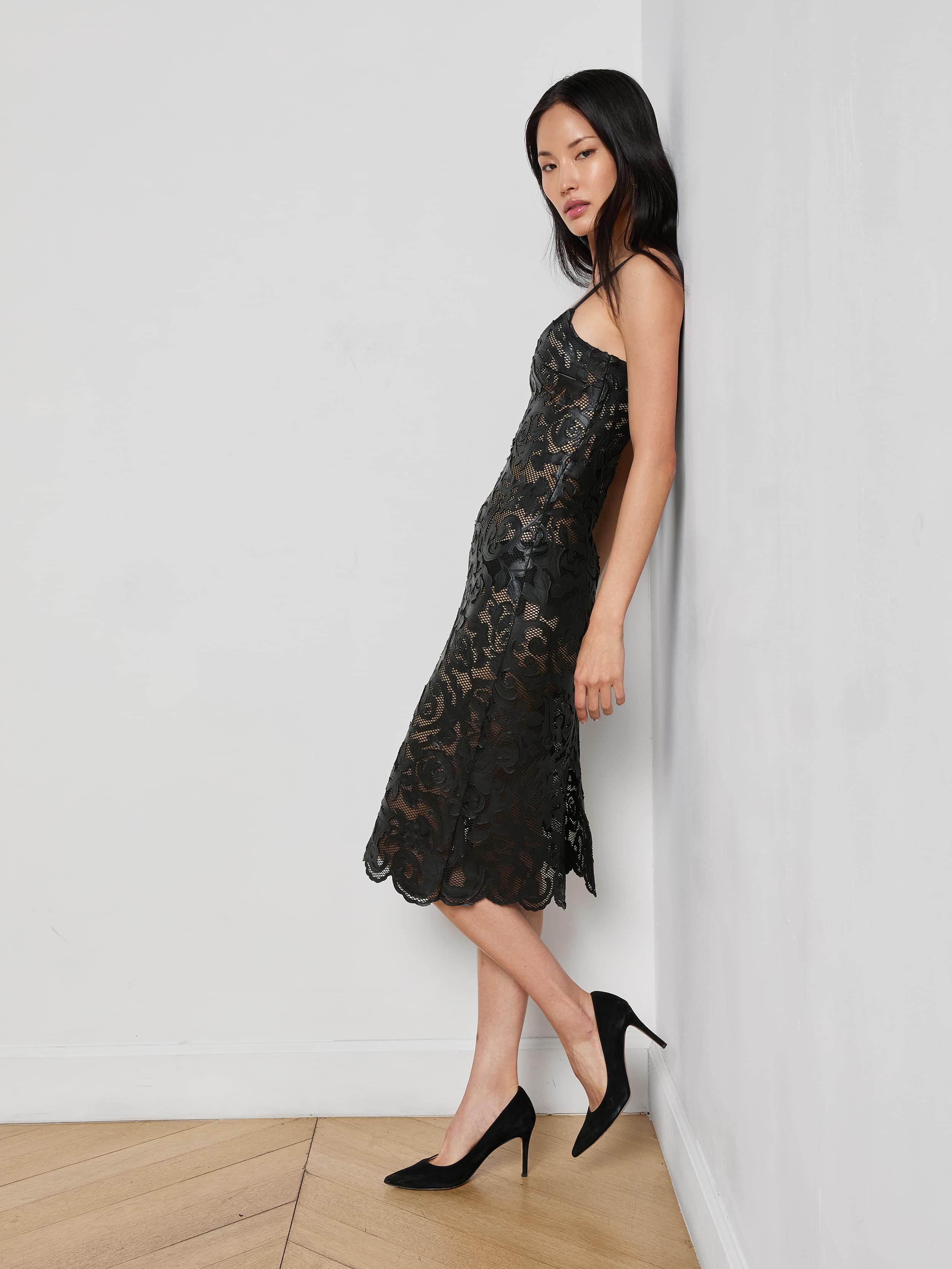 L'AGENCE - Kazuko Vegan Leather Dress - Image 4
