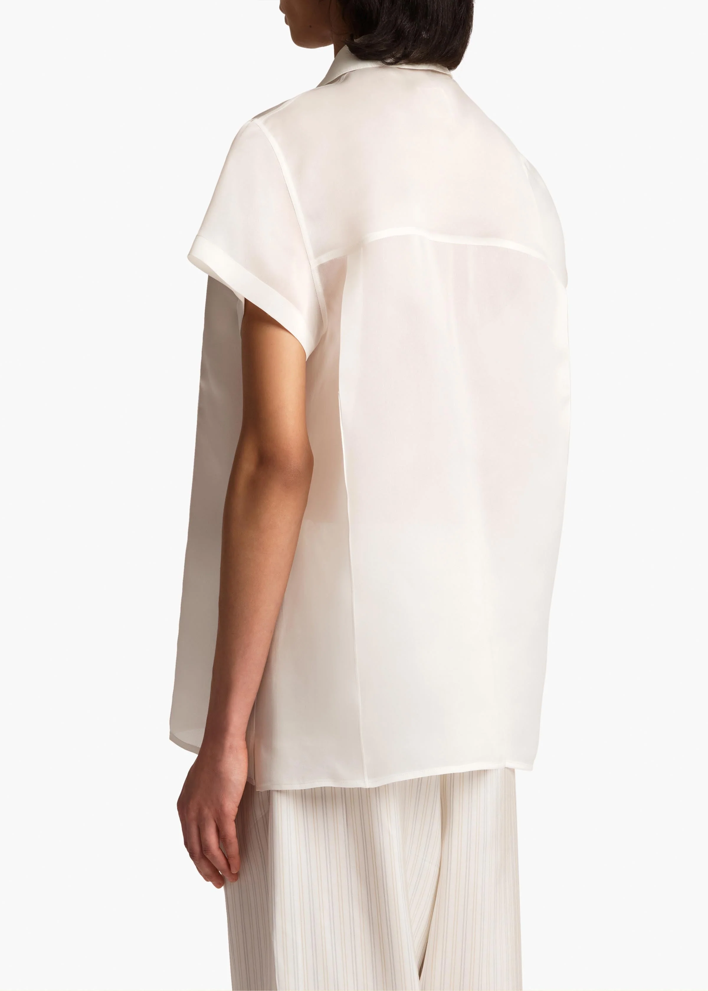 Khaite - Keefe Top in Chalk - Image 11