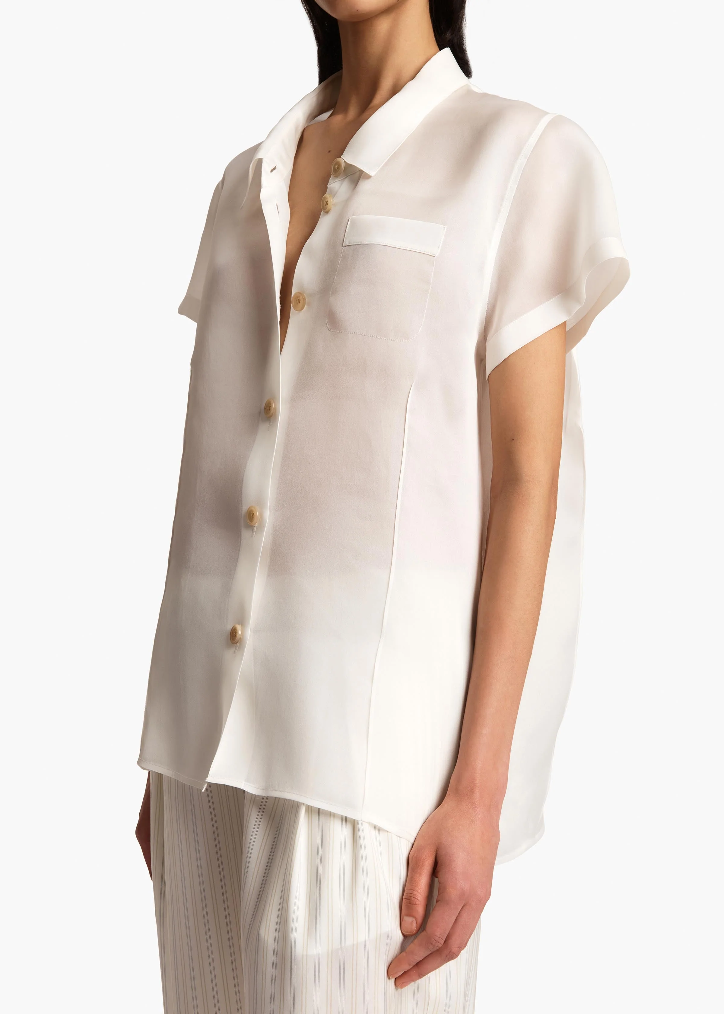 Khaite - Keefe Top in Chalk - Image 13