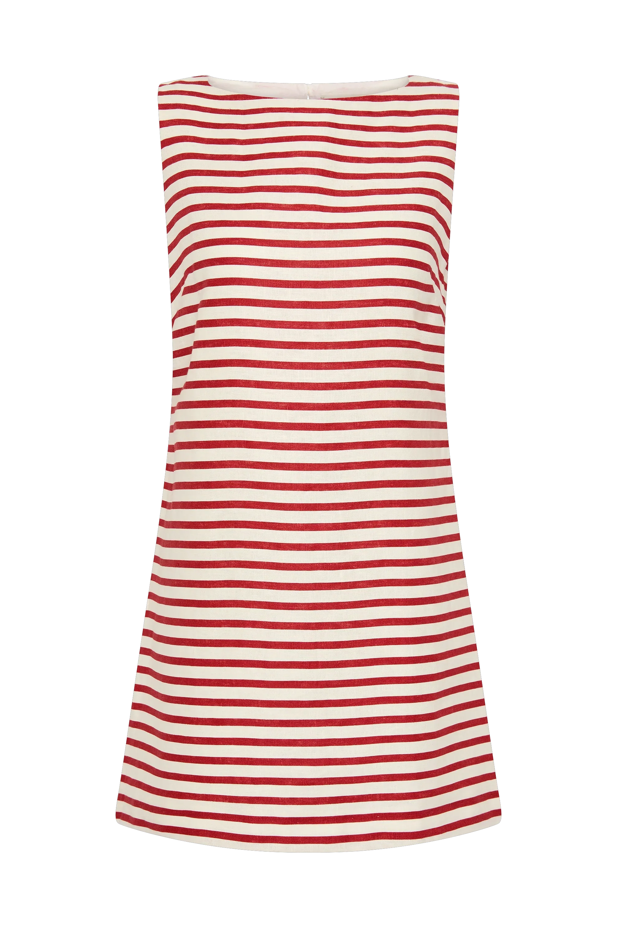 Faithfull - Kelly Mini Dress Breton Stripe Red - Final Sale - Image 8