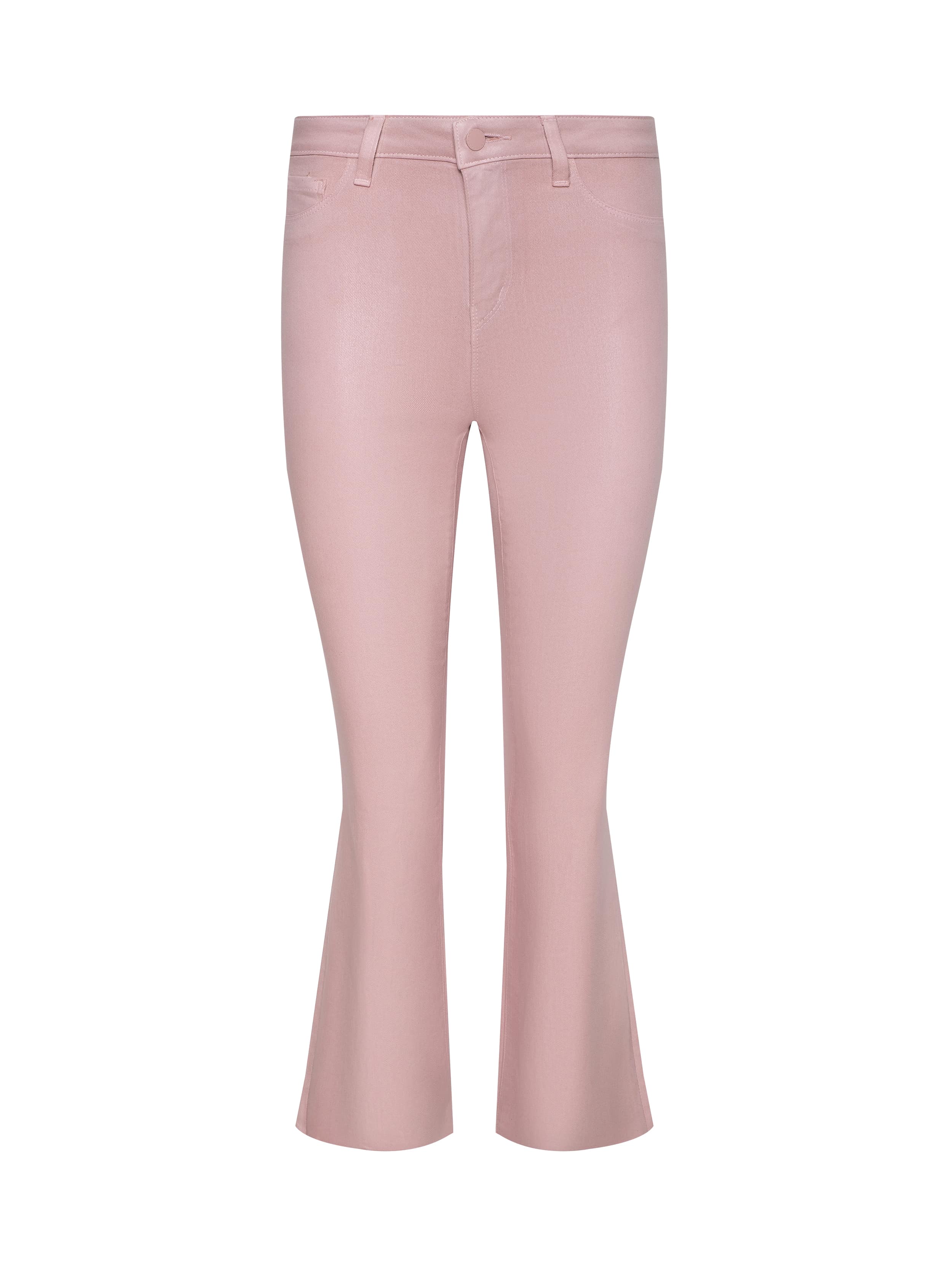 L'AGENCE - Kendra Coated Cropped Flare Jean - Image 5