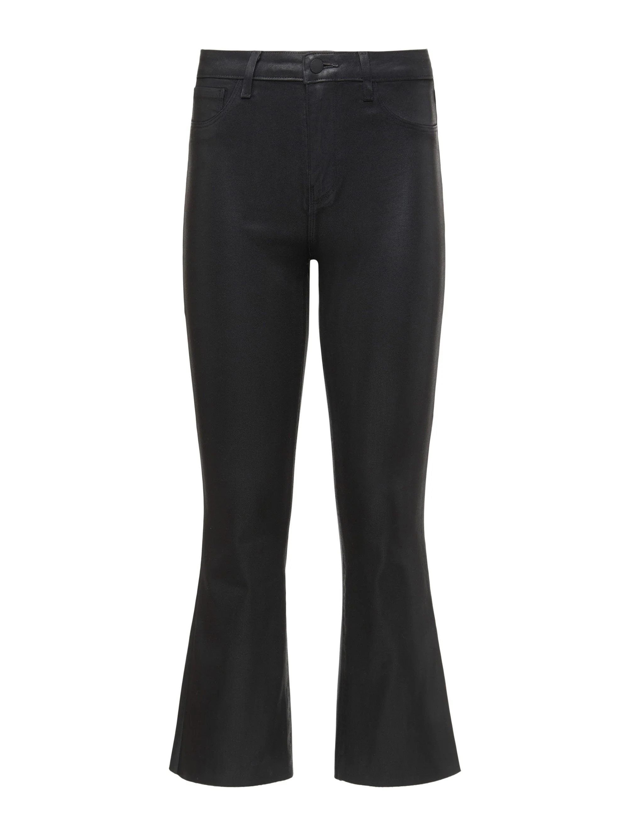 L'AGENCE - Kendra Coated Cropped Flare Jean - Image 10