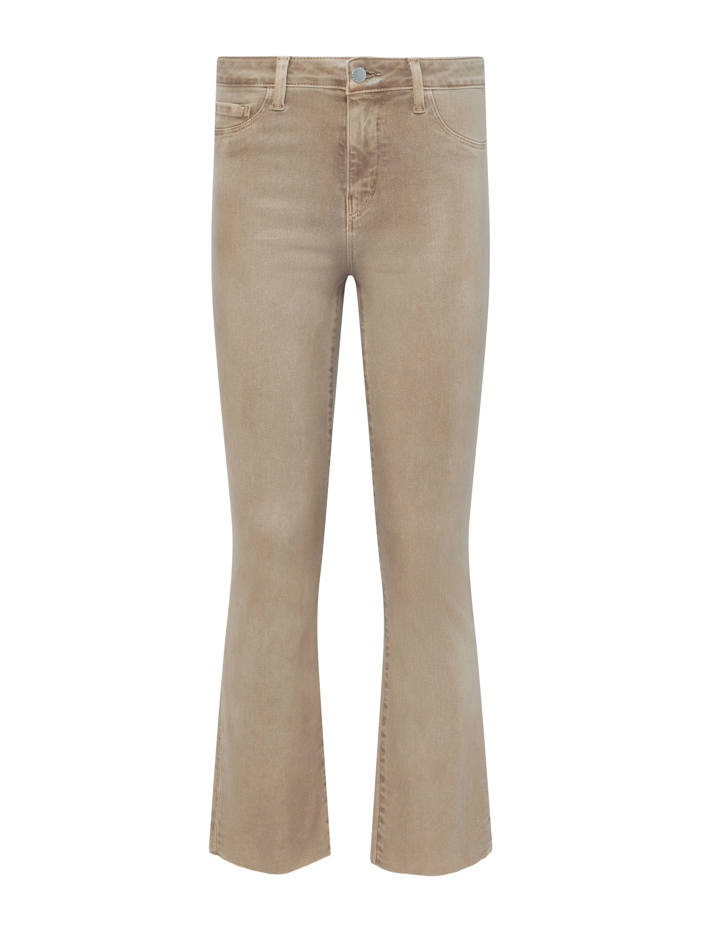 L'AGENCE - Kendra Coated Cropped Flare Jean - Image 10
