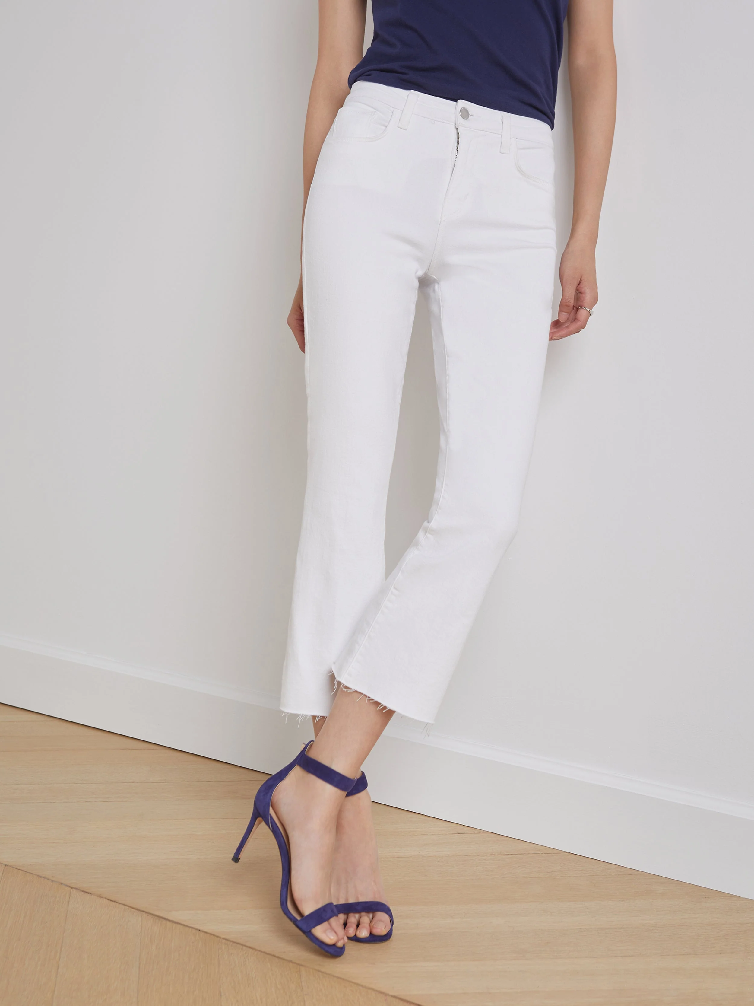 L'AGENCE - Kendra Cropped Flare Jean - Image 3