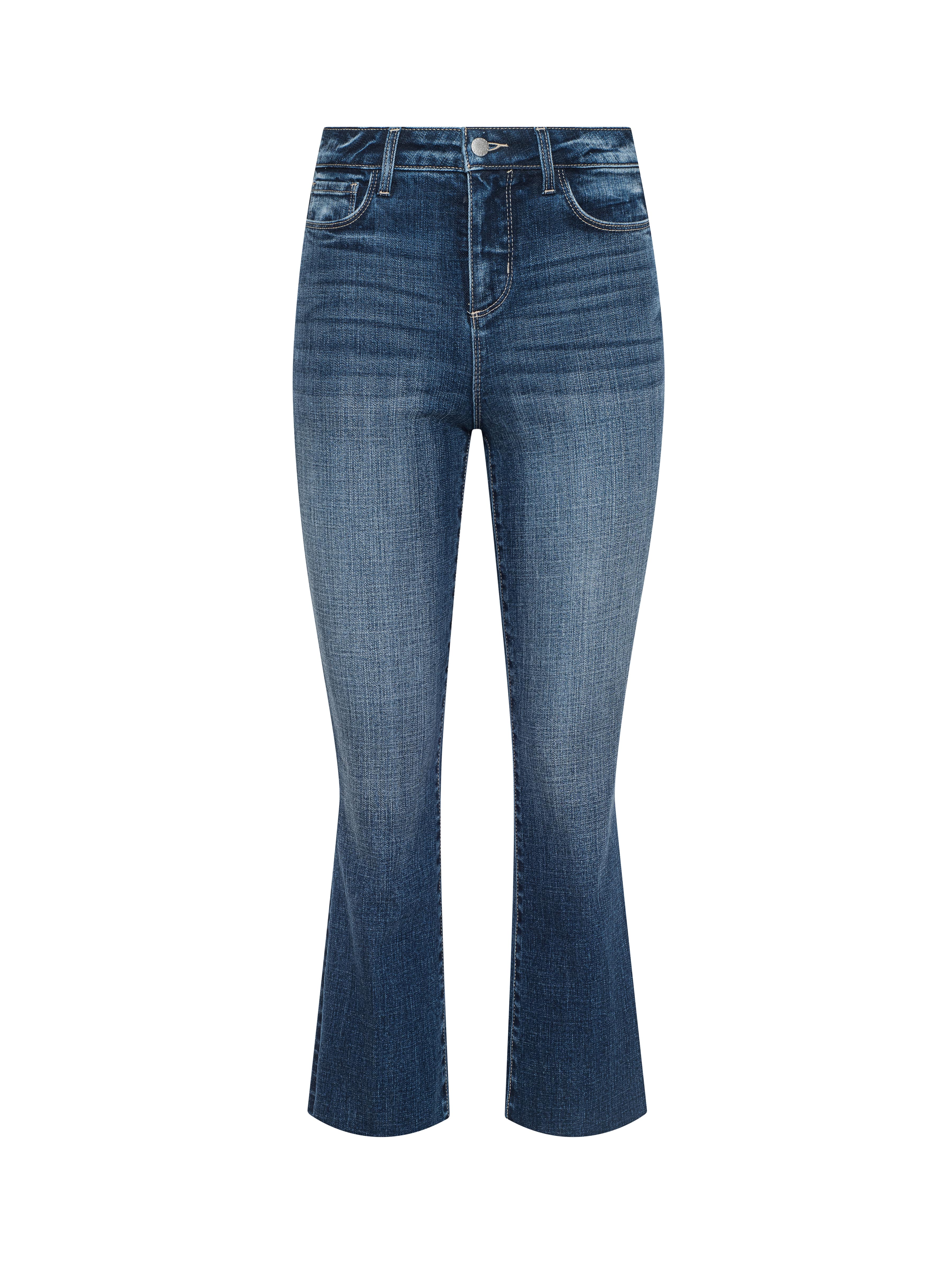 L'AGENCE - Kendra Cropped Flare Jean - Image 12