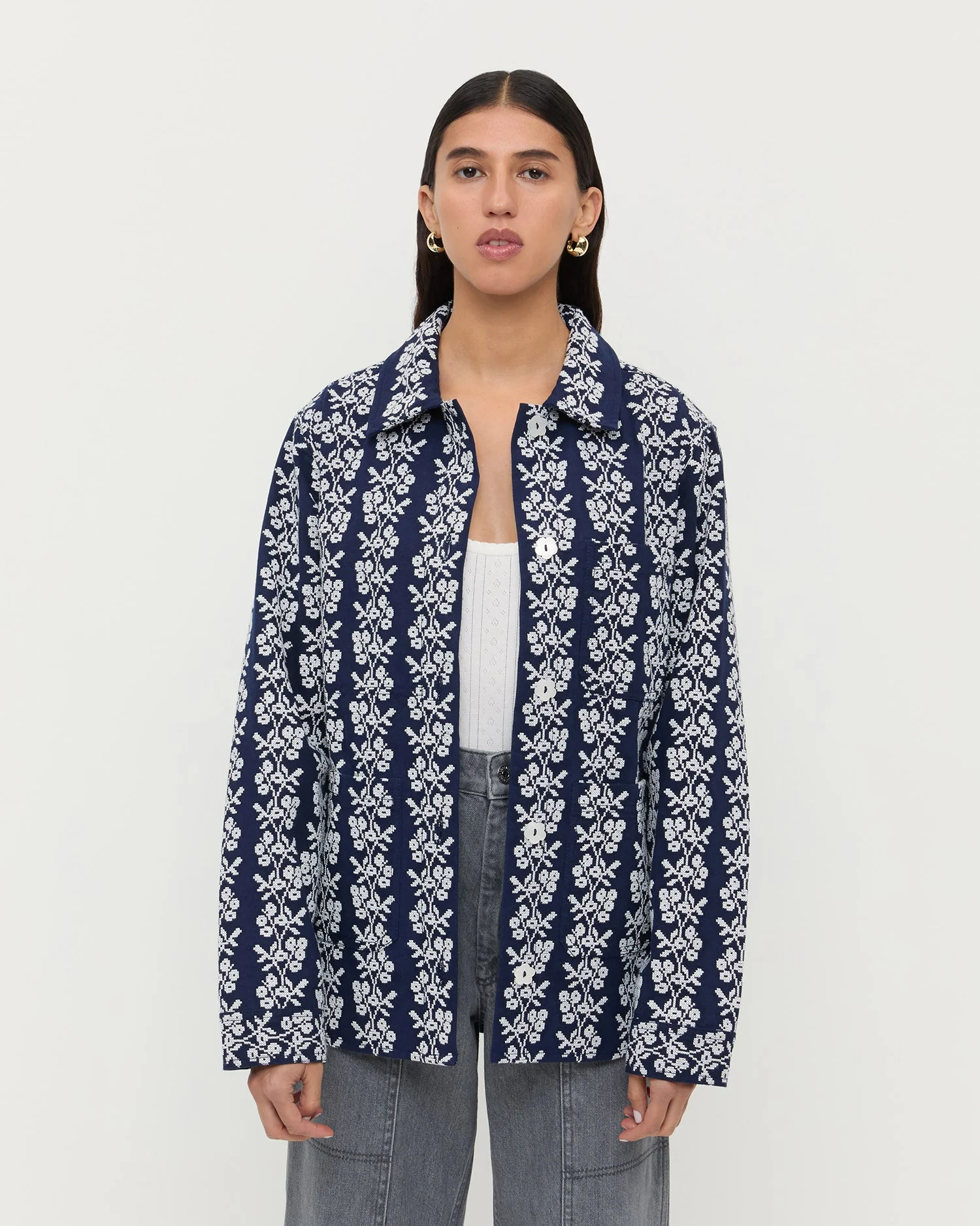 Loeffler Randall - Kennedy Embroidered Jacket - Image 3