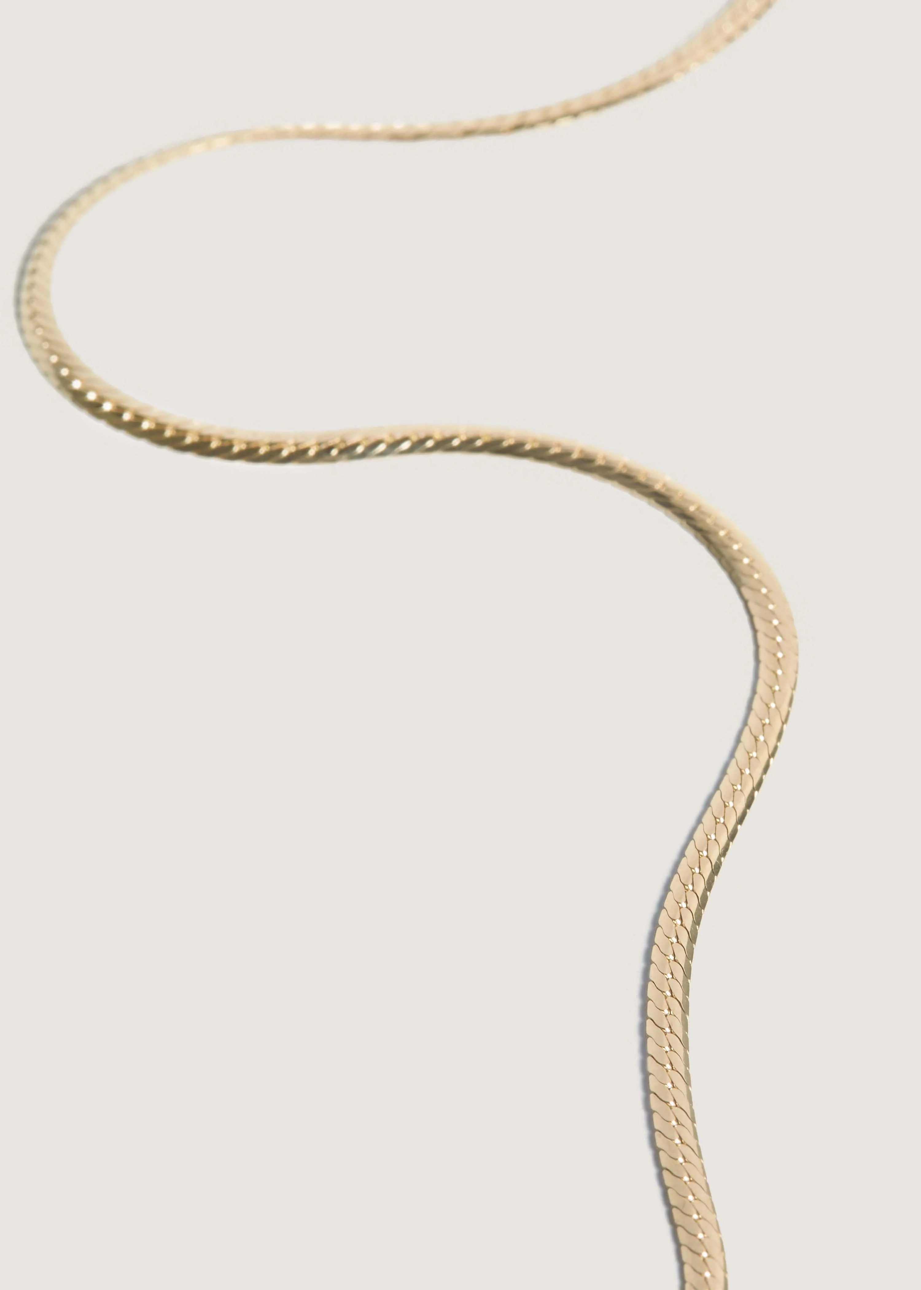 Kinn - Kennedy Herringbone Chain Necklace - Image 7